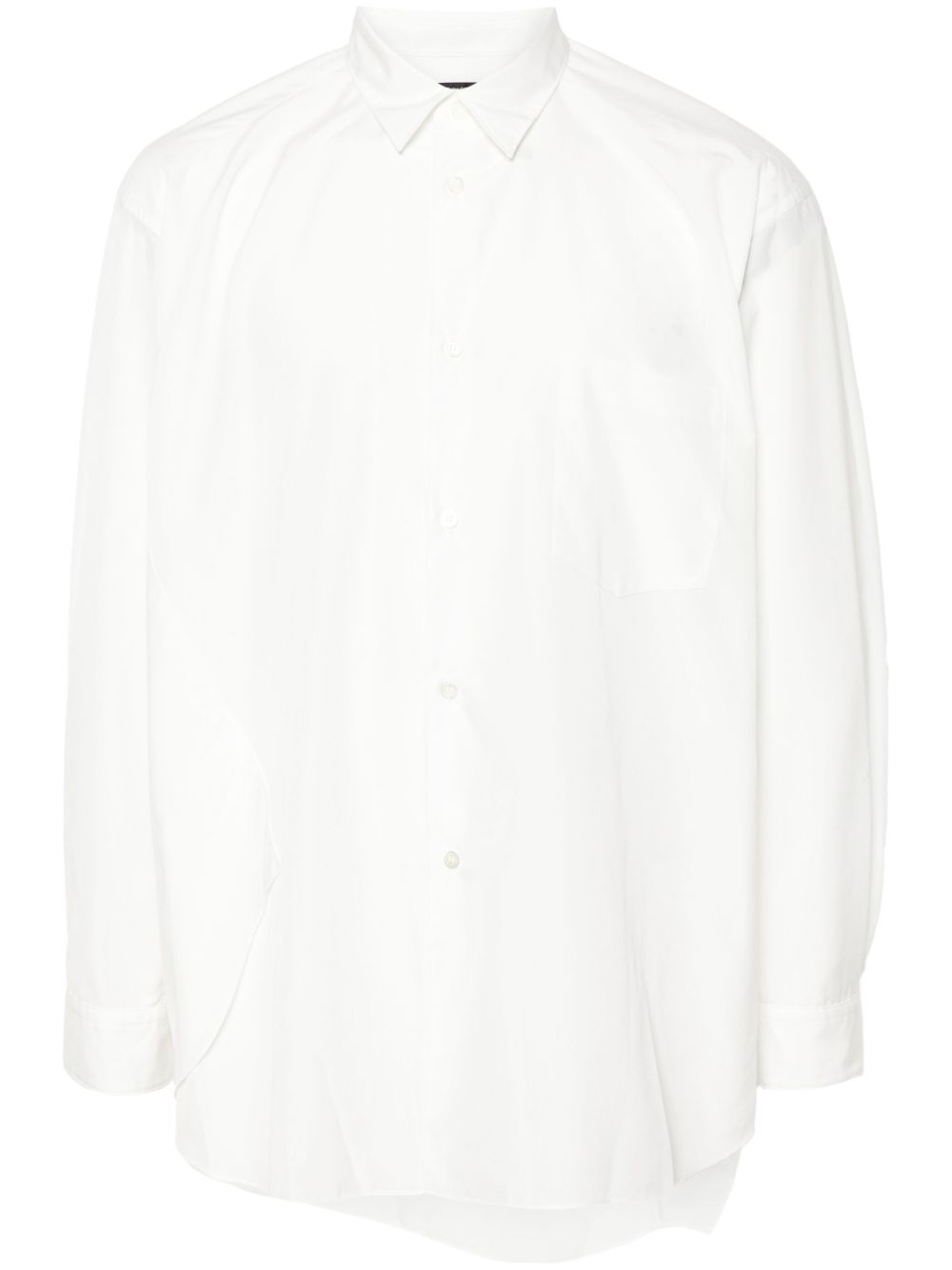 Comme des Garçons Homme Plus 经典翻领衬衫 - 白色