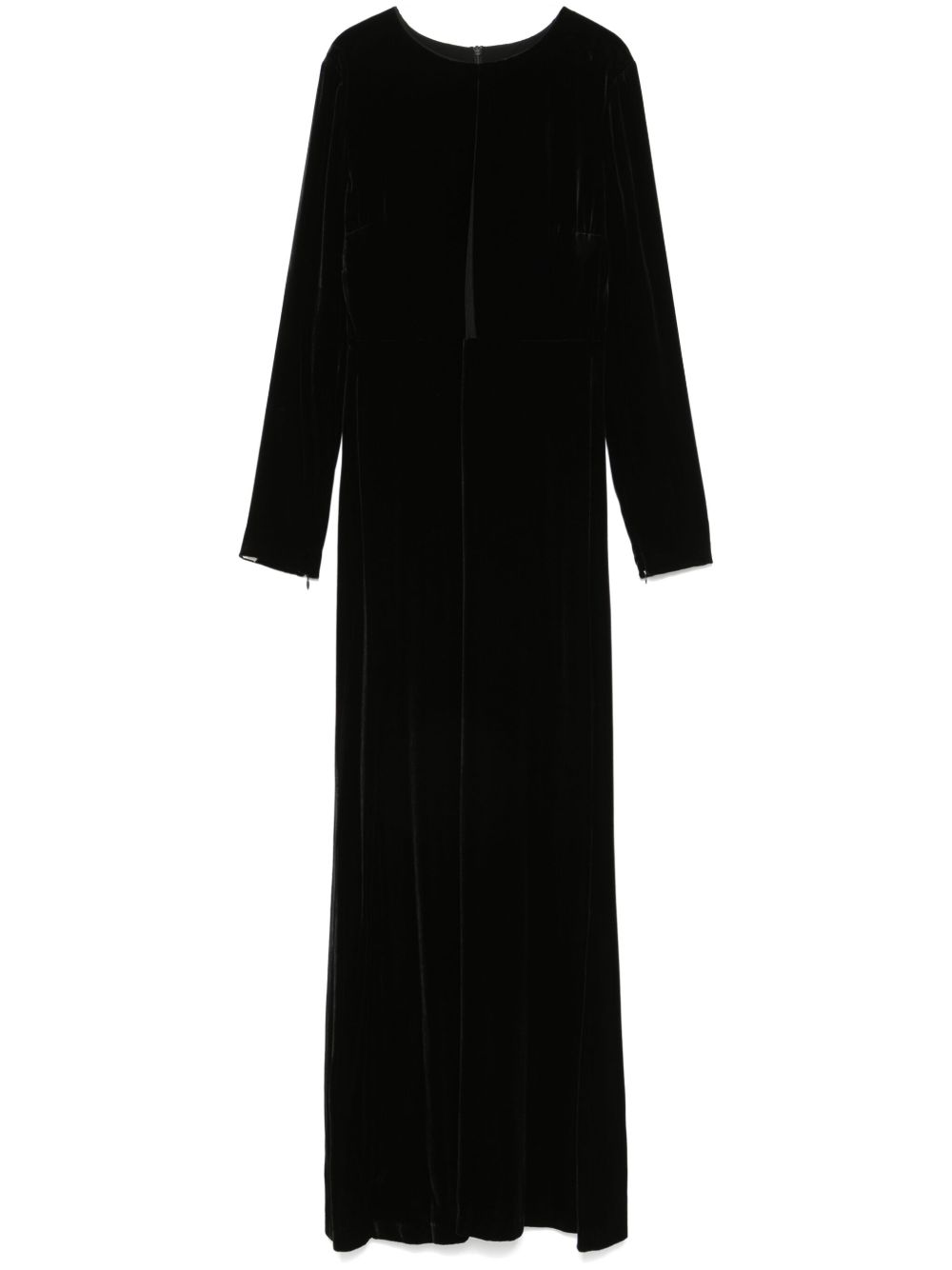 Max Mara Baia 超长连衣裙 - 黑色