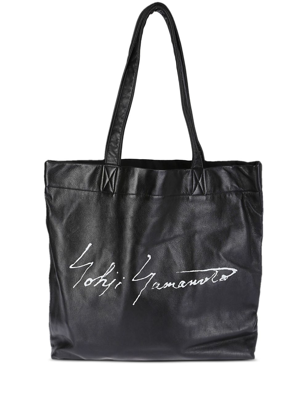 Discord Yohji Yamamoto Signature 大号手提包 - 黑色