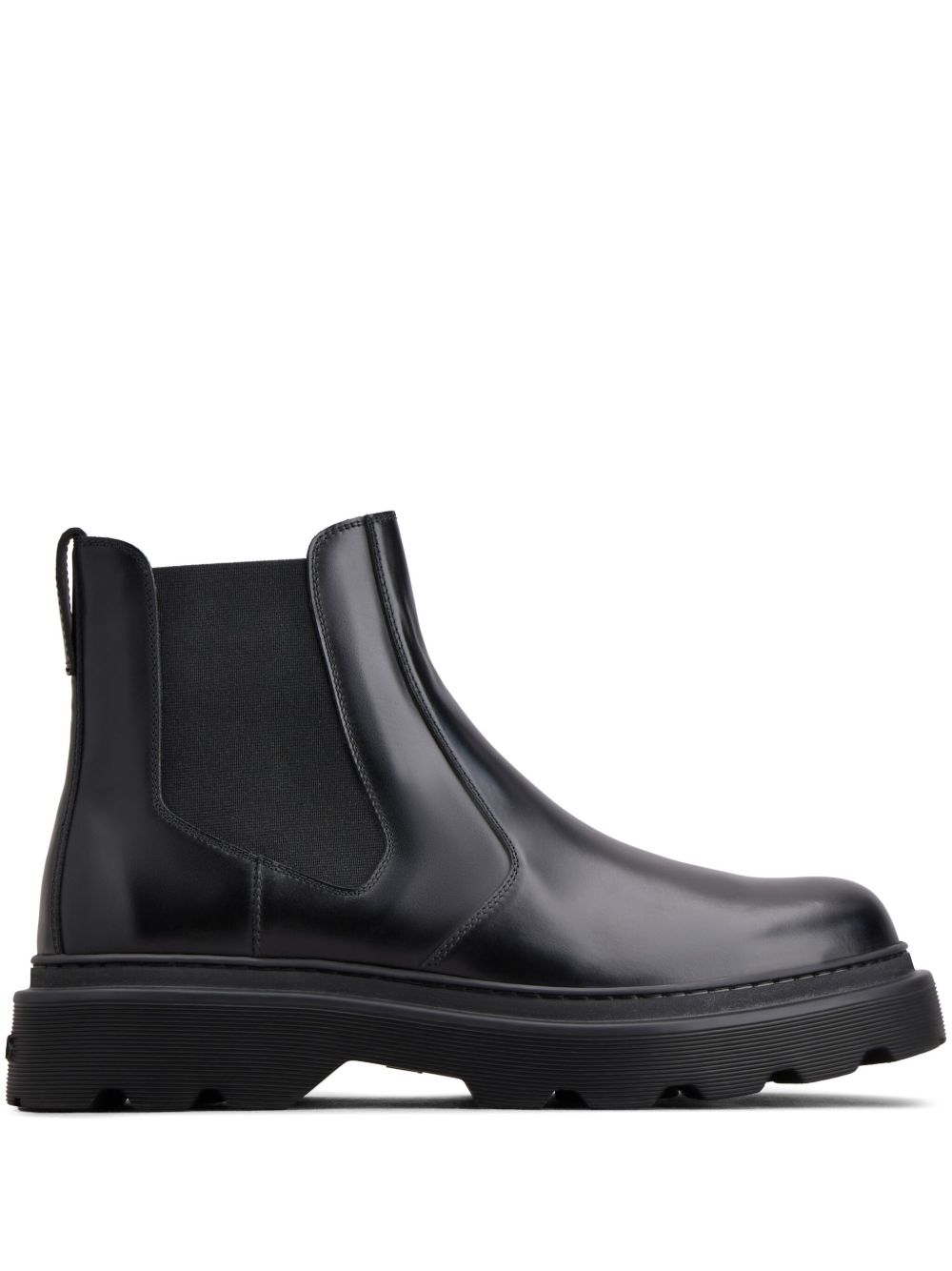 Tod's 及踝皮靴 - 黑色