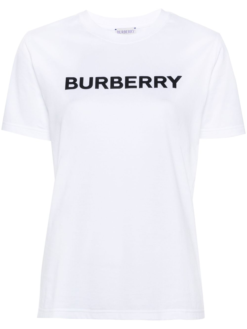 Burberry Margot logo印花棉T恤 - 白色