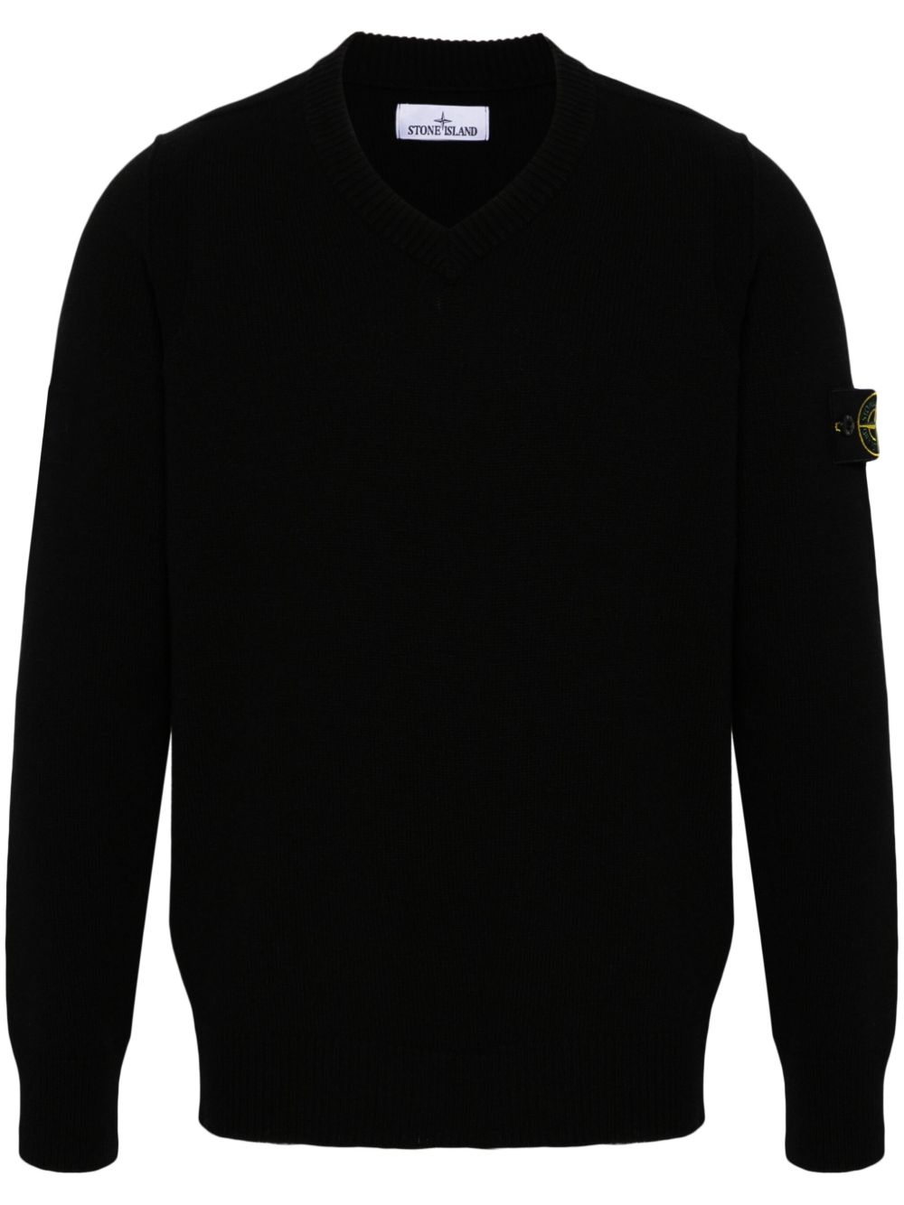 Stone Island 罗盘徽章毛衣 - 黑色