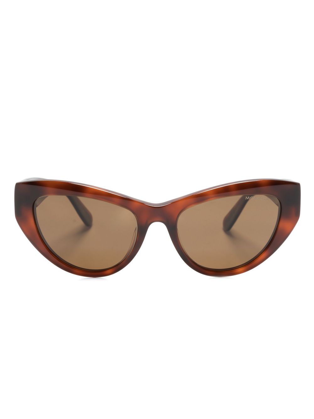 Moncler Eyewear Modd 猫眼框太阳眼镜 - 褐色