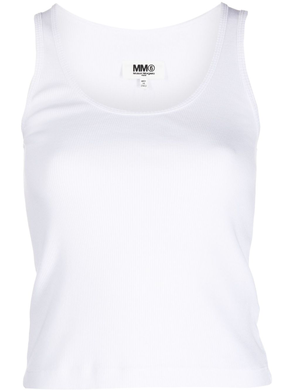 MM6 Maison Margiela 罗纹棉坦克背心 - 白色