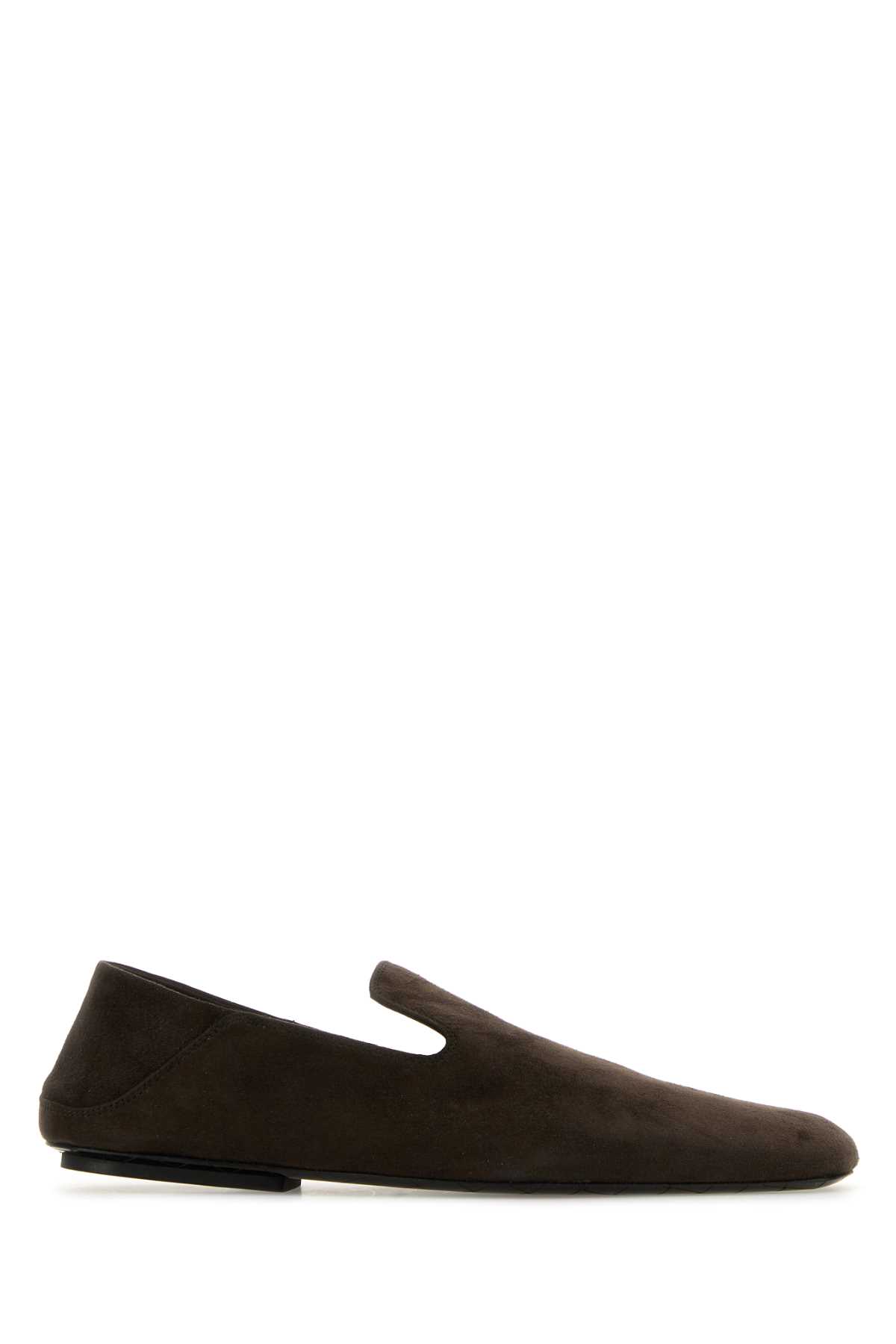 Bottega Veneta Dark Brown Suede Adamo Slippers