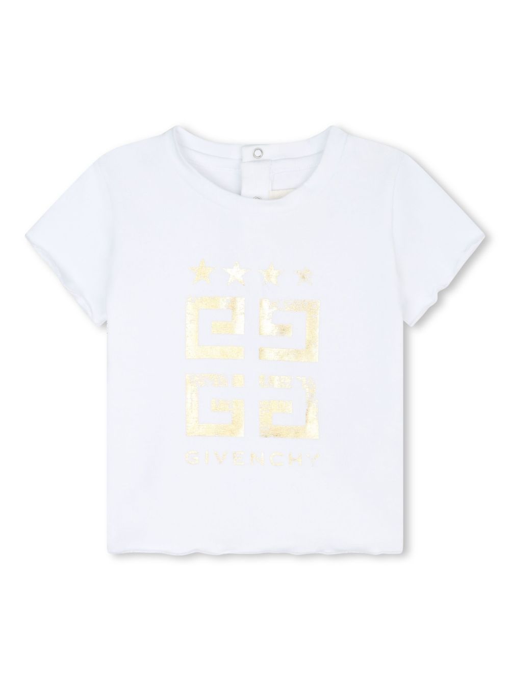 Givenchy Kids 4G 印花长袖T恤 - 白色