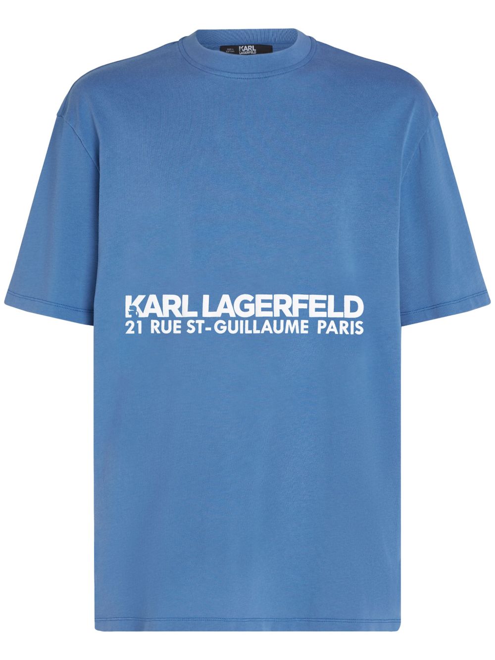 Karl Lagerfeld Rue St-Guillaume T恤 - 蓝色