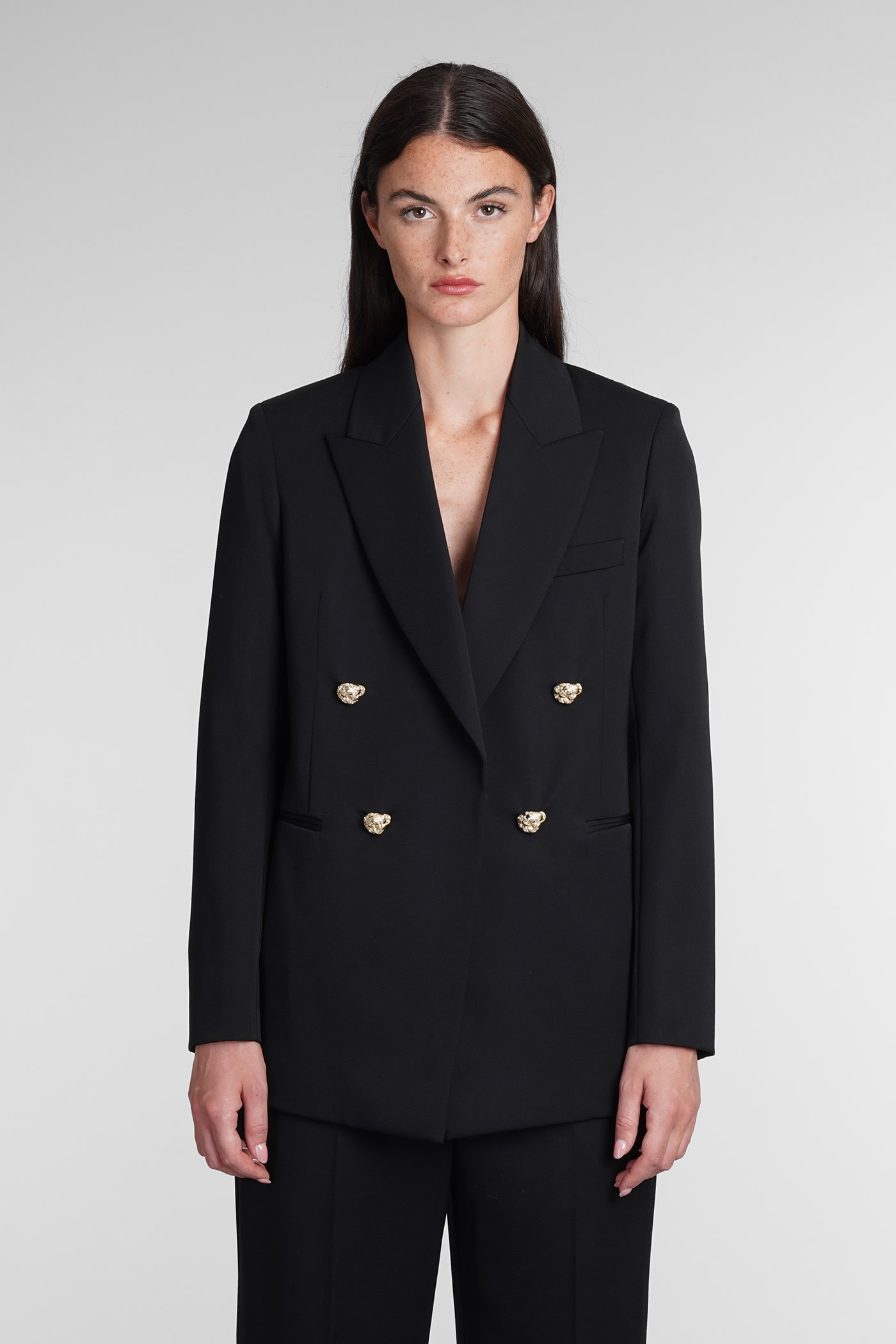 Lanvin 黑色羊毛西装外套