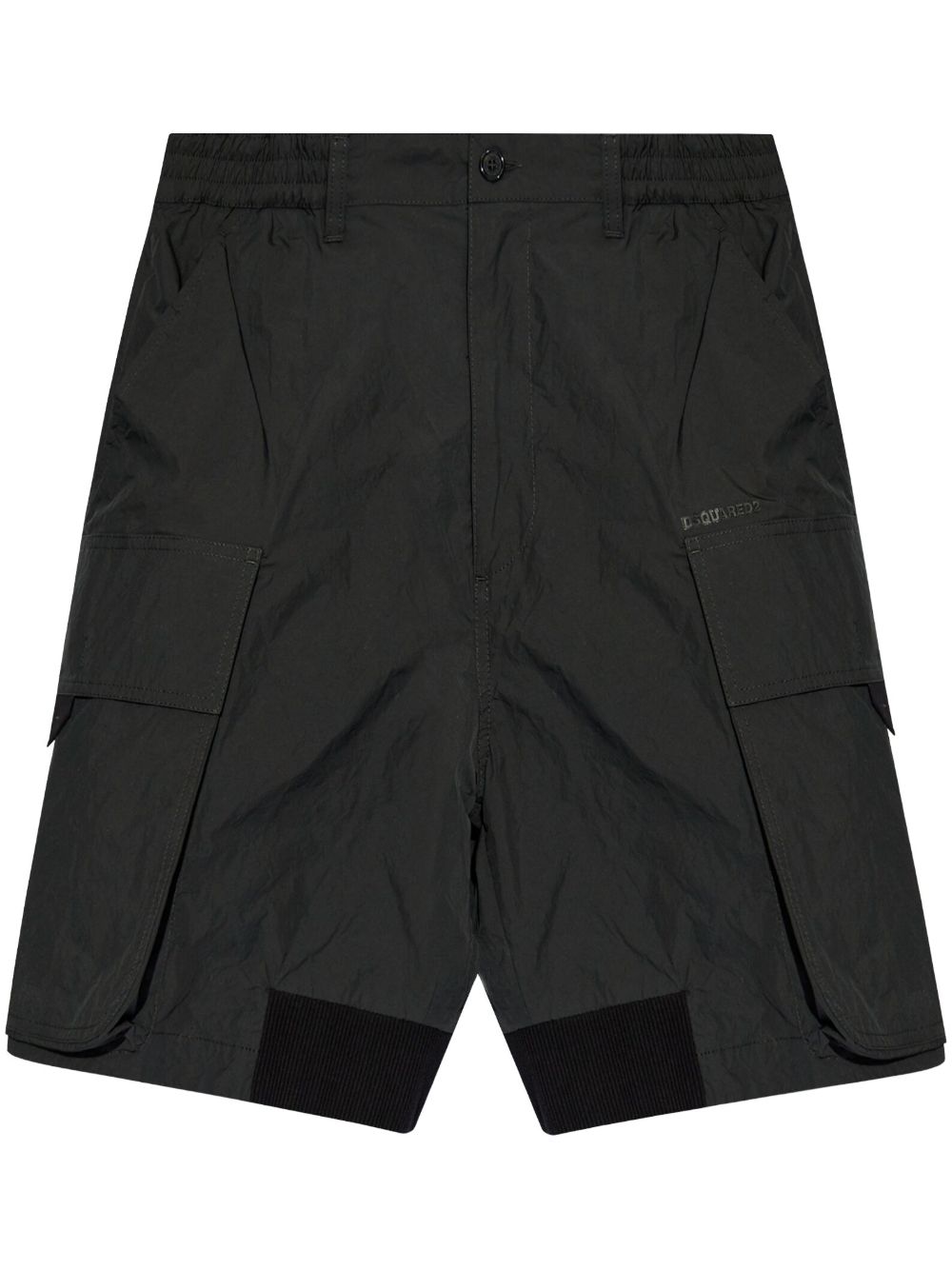 DSQUARED2 阔腿工装短裤 - 黑色