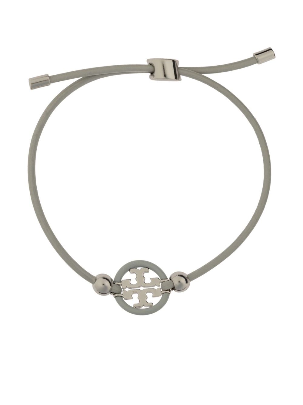 Tory Burch Miller 滑扣手链 - 灰色
