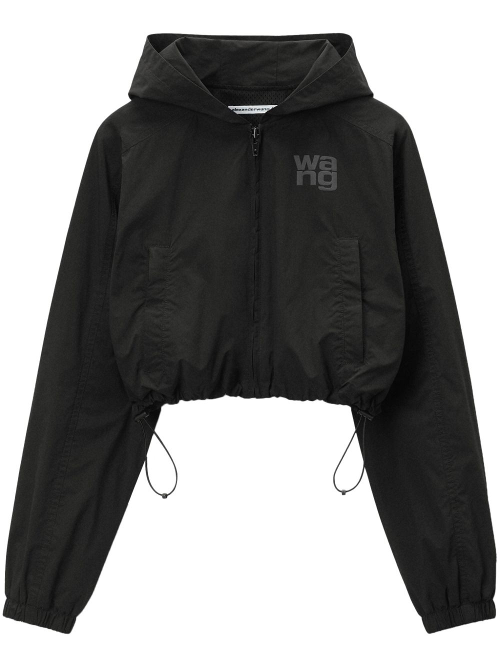 Alexander Wang 拉链短款夹克 - 黑色