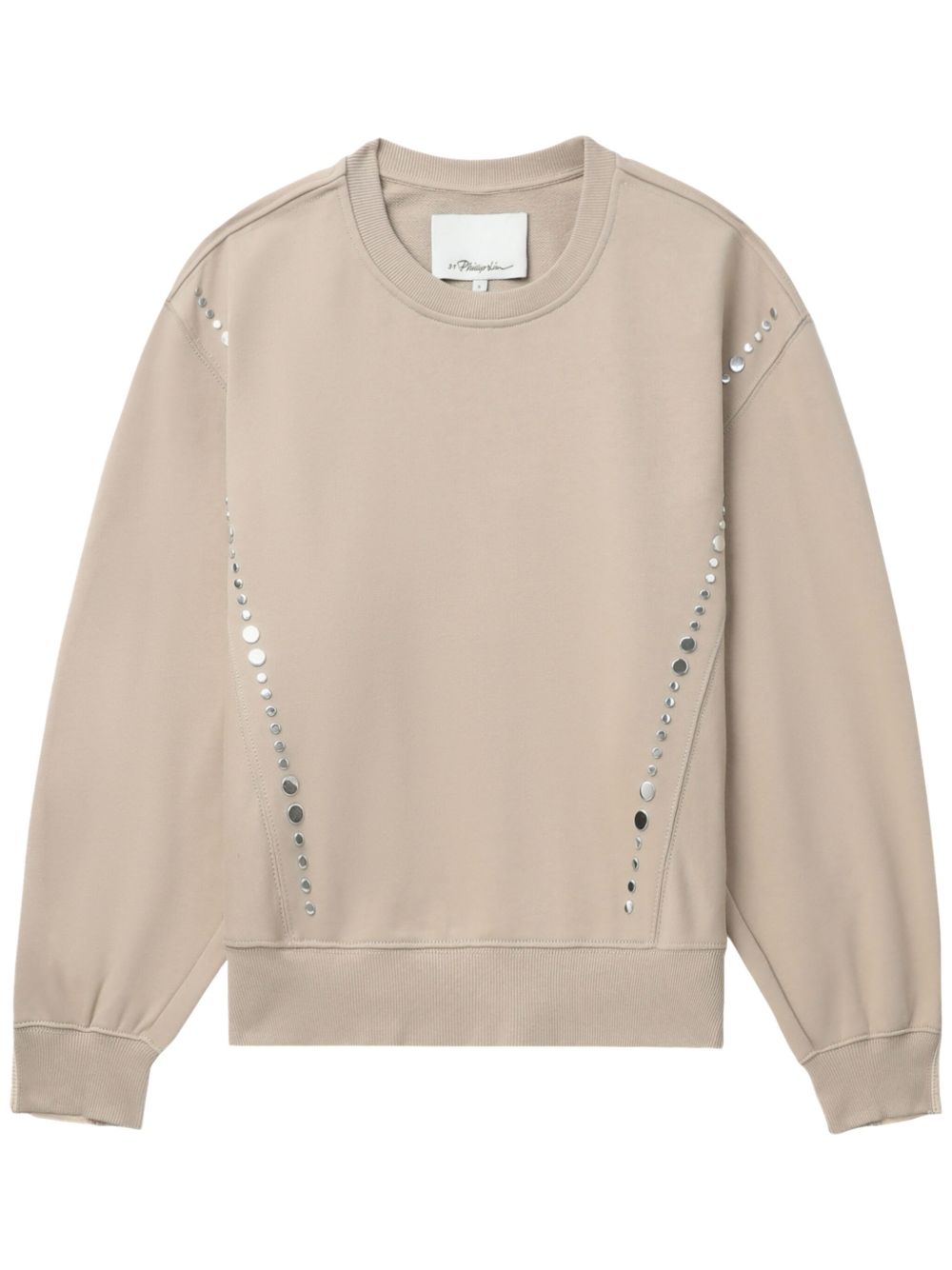 3.1 Phillip Lim 铆钉细节卫衣 - 中性色
