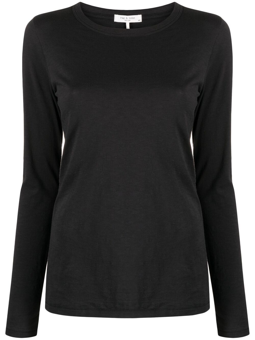 rag & bone 长袖T恤 - 黑色