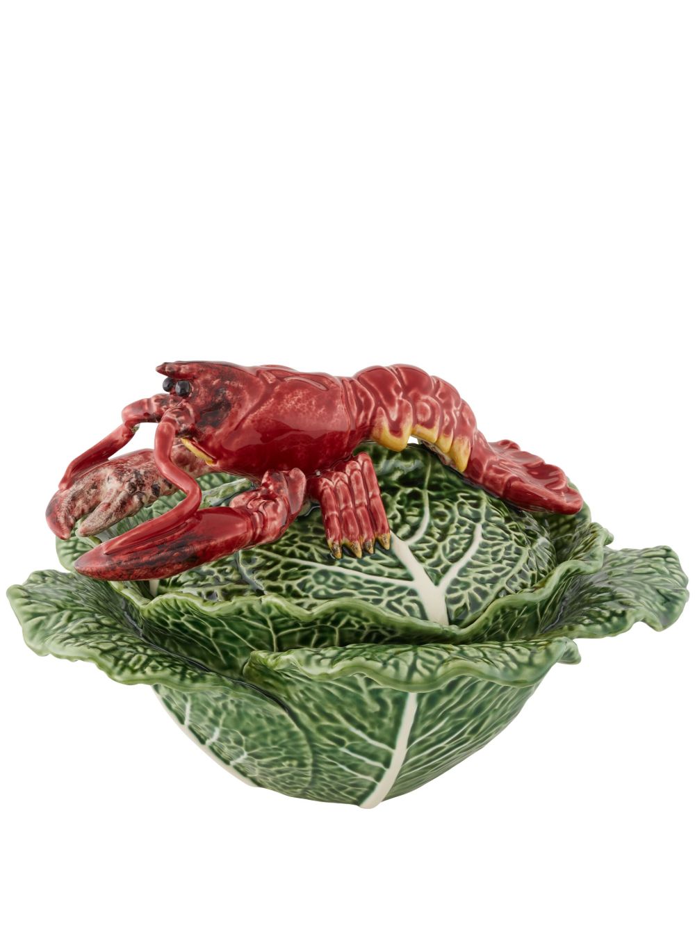 Bordallo Pinheiro Cabbage Lobster 汤碗 - 绿色