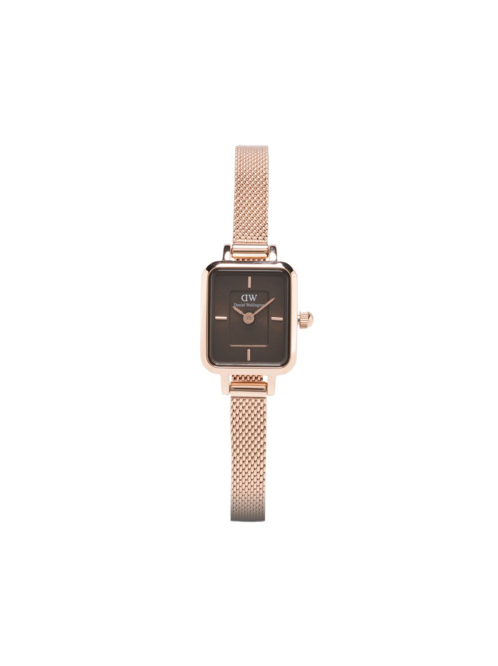 Daniel Wellington Quadro Mini 19毫米腕表 - 褐色