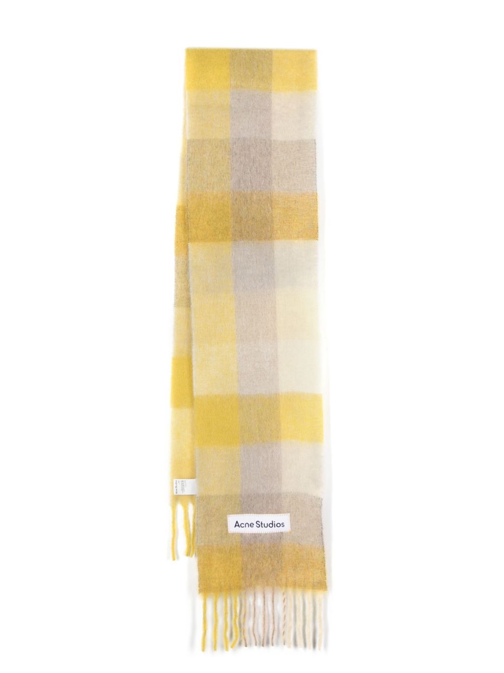 Acne Studios 格纹围巾 - 中性色