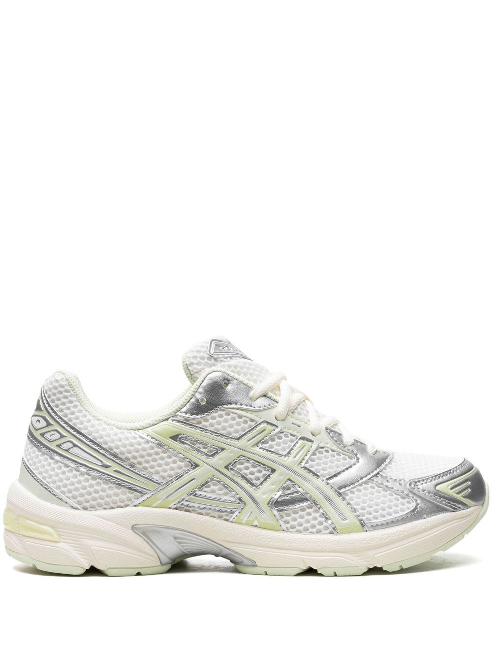 ASICS GEL-1130 Silver/Green 运动鞋 - 灰色