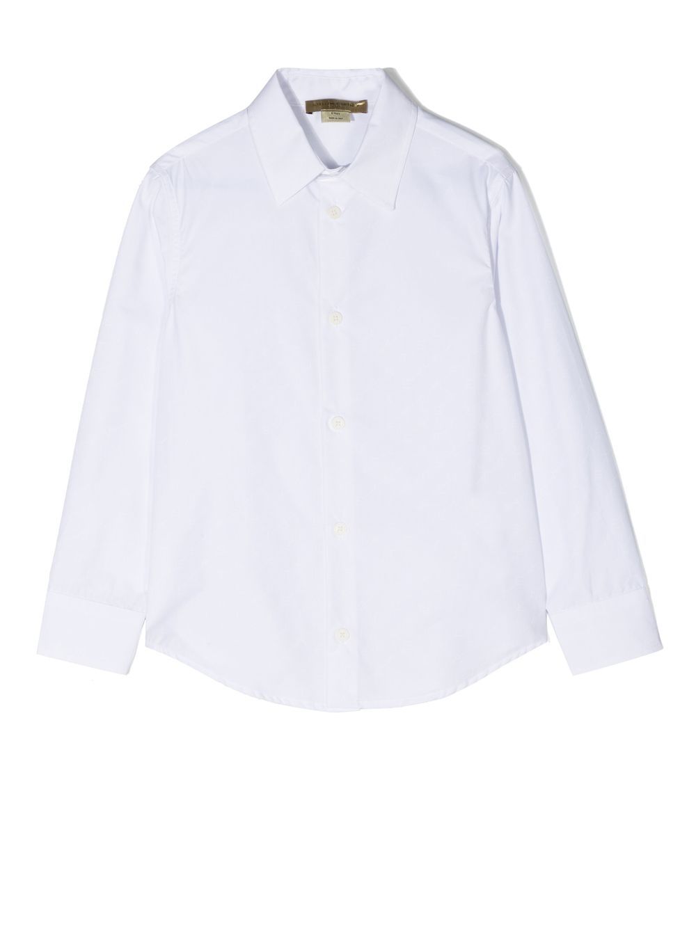 Stella McCartney Kids 排扣贴身衬衫 - 白色