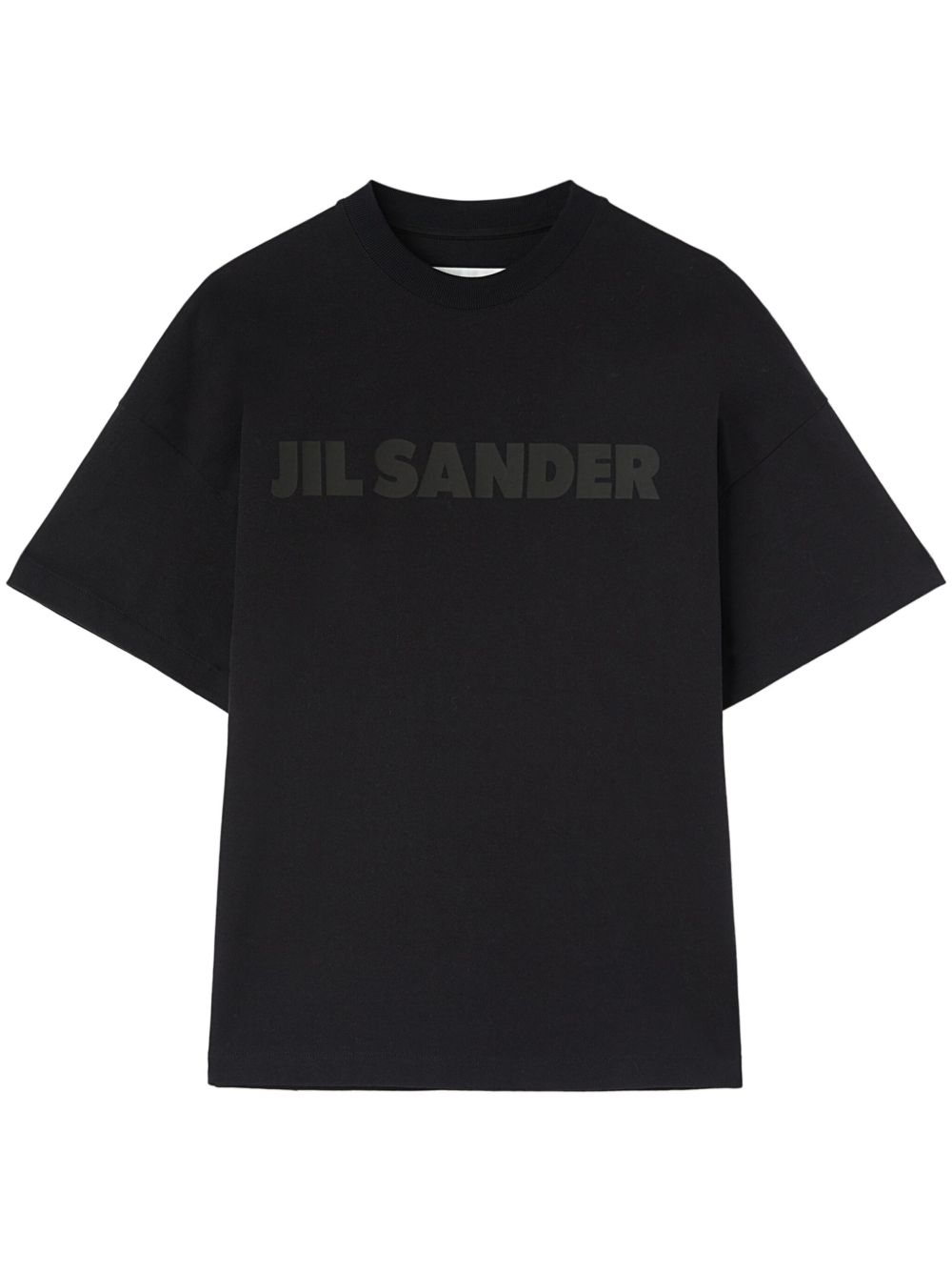 Jil Sander logo T恤 - 黑色