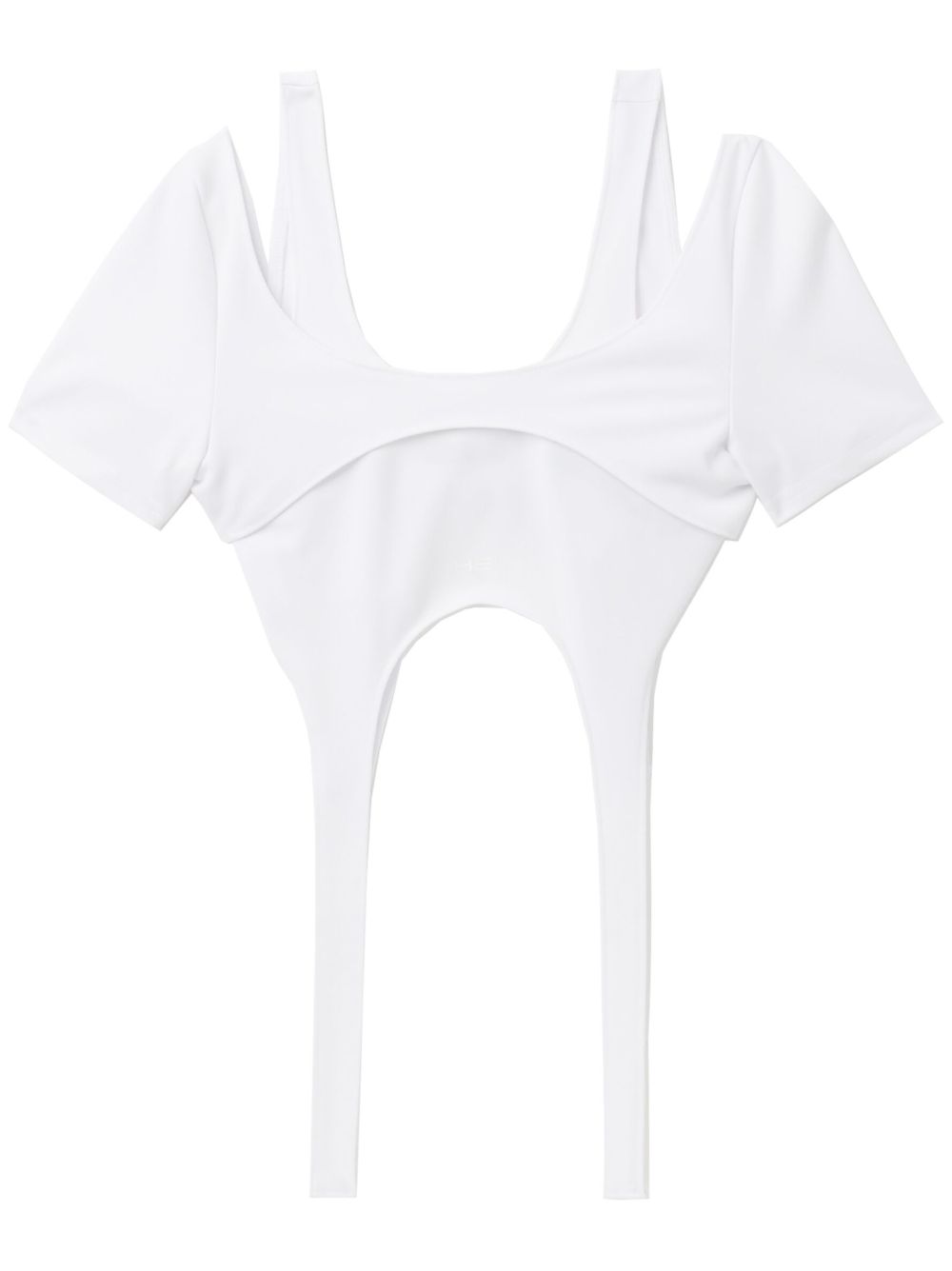 HELIOT EMIL Arid Harness 分层式上衣 - 白色