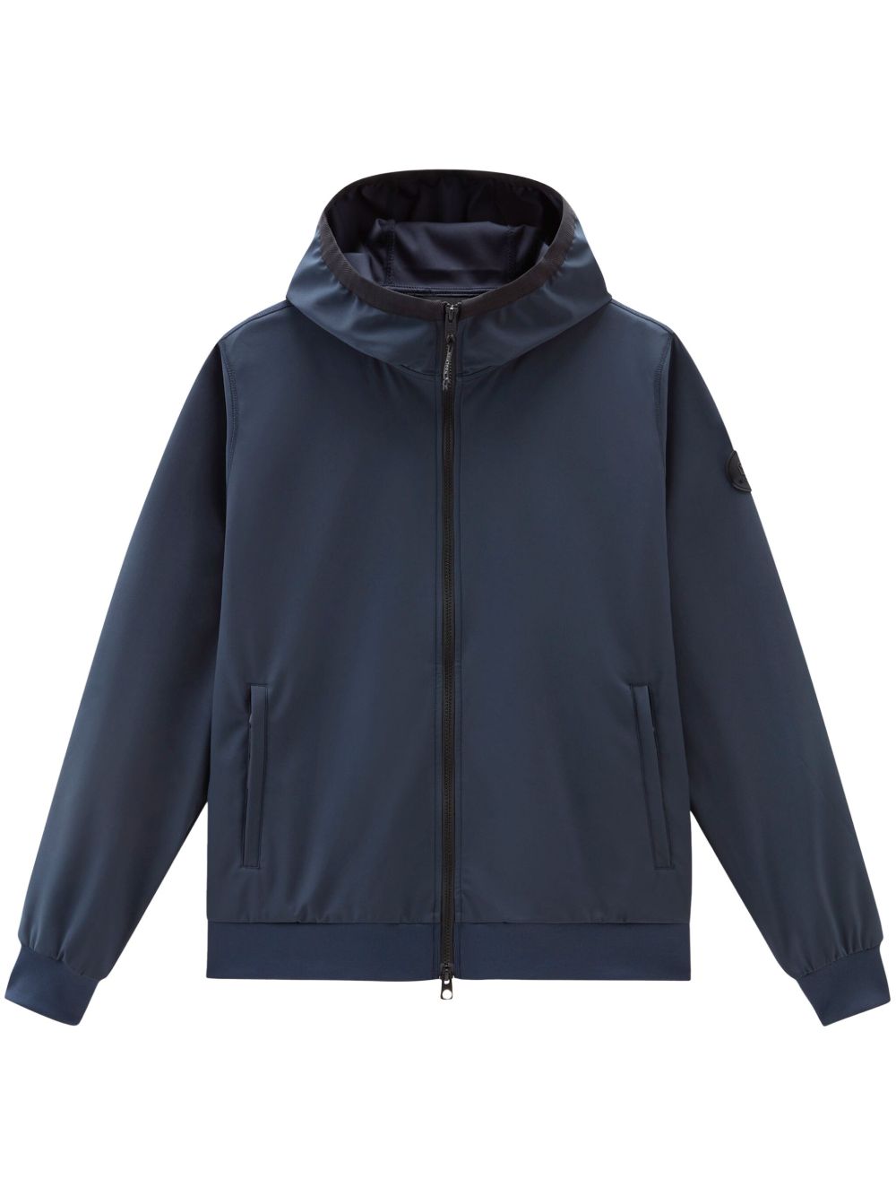 Woolrich 标贴连帽衫 - 蓝色