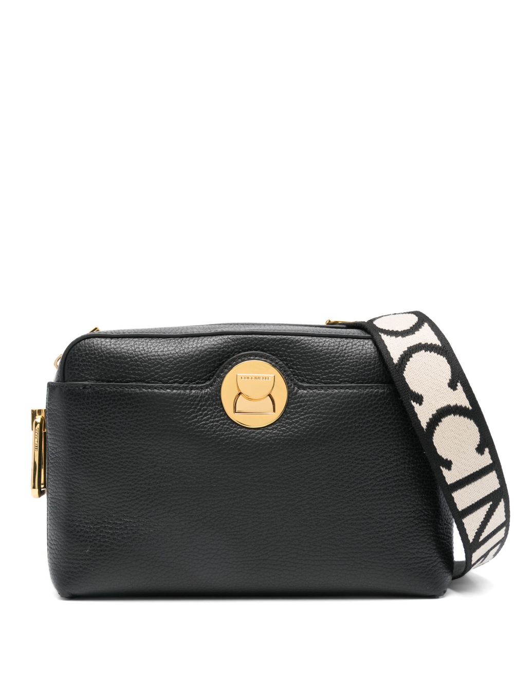 Coccinelle Liya 中号斜挎包 - 黑色