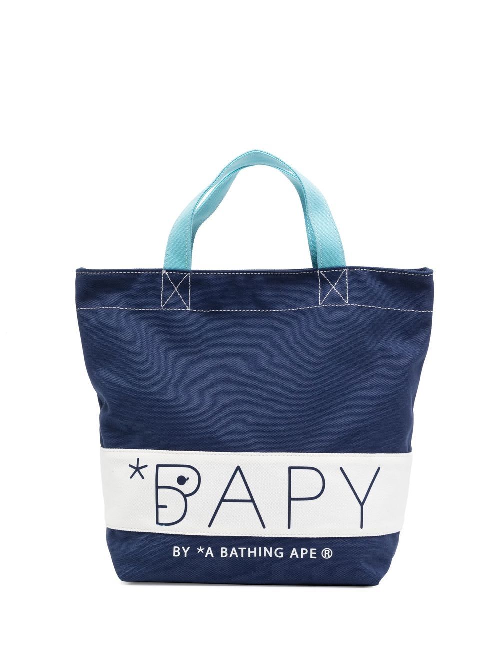 BAPY BY *A BATHING APE® logo印花沙滩包 - 蓝色