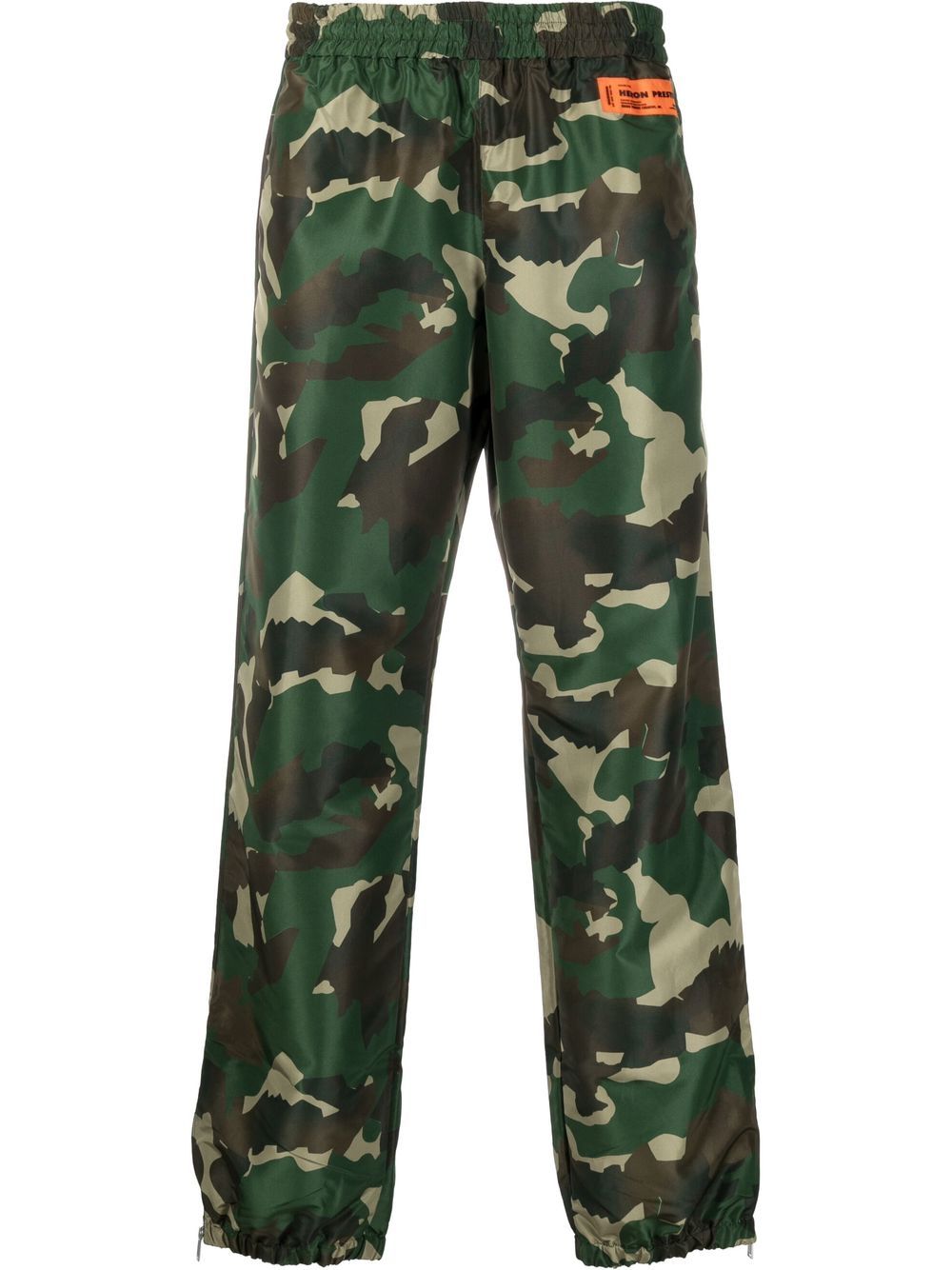 Heron Preston Camo 标贴运动裤 - 绿色