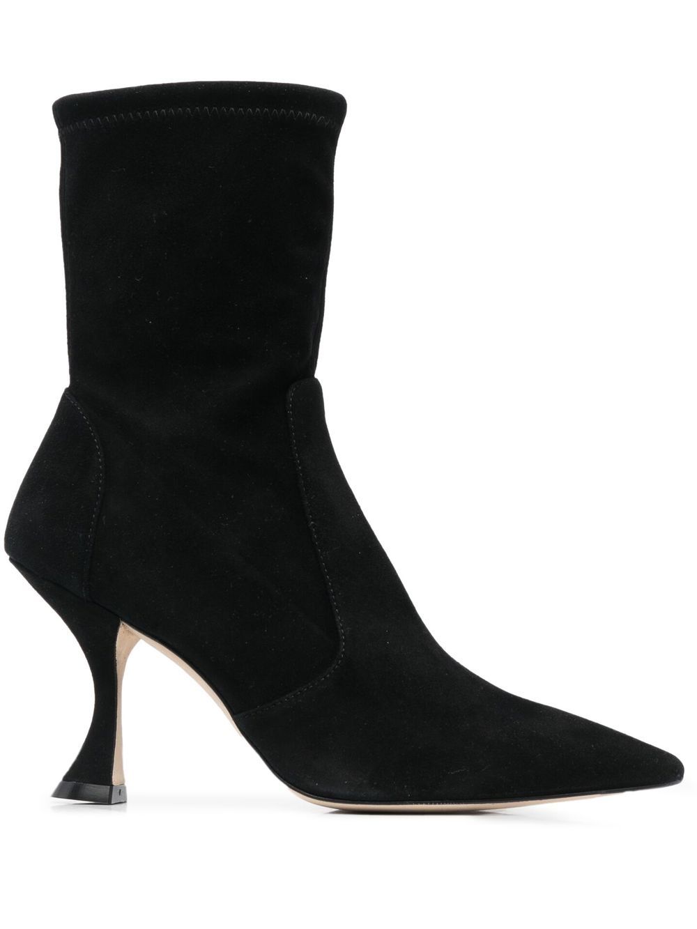 Stuart Weitzman 弹性及踝靴 - 黑色