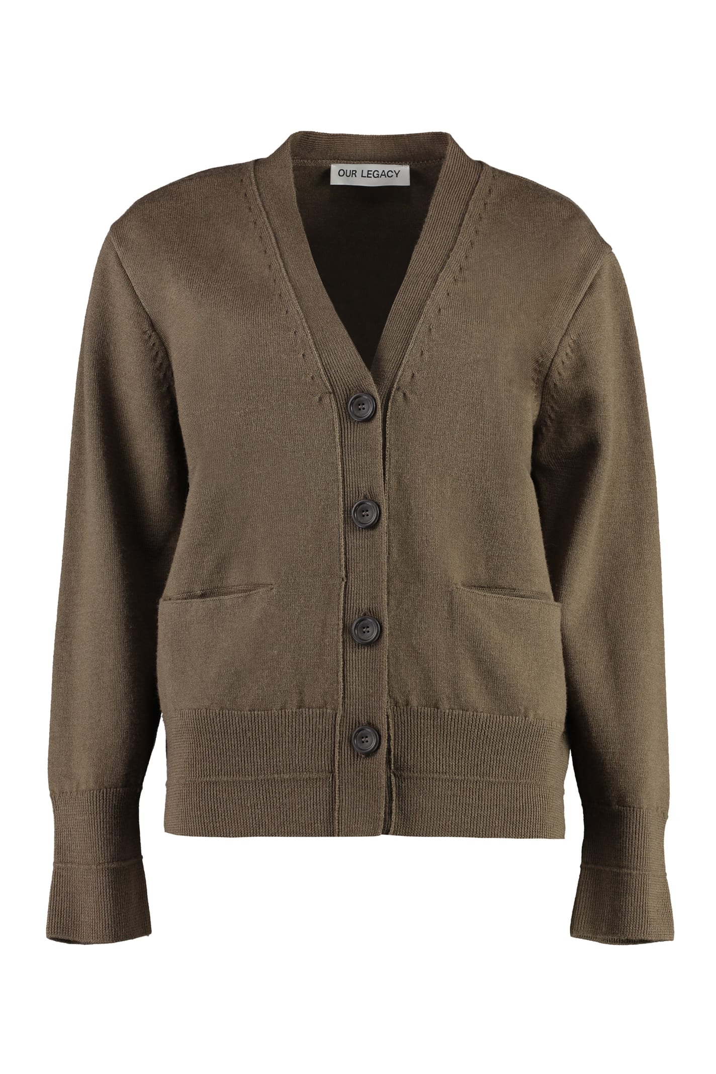 Our Legacy Compressed Merino Wool Cardigan
