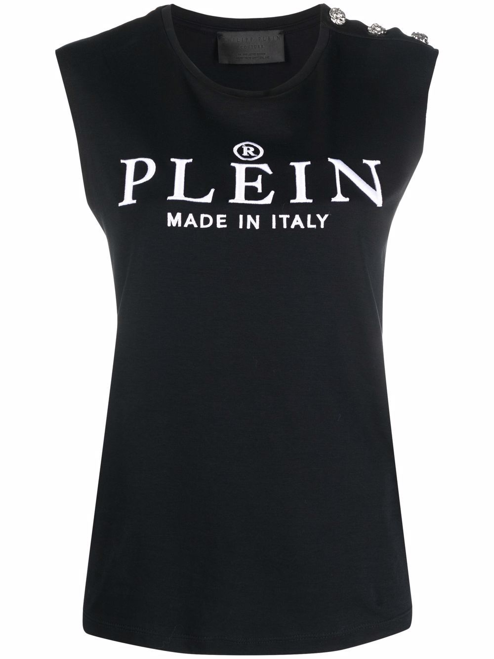 Philipp Plein Iconic Plein 背心 - 黑色