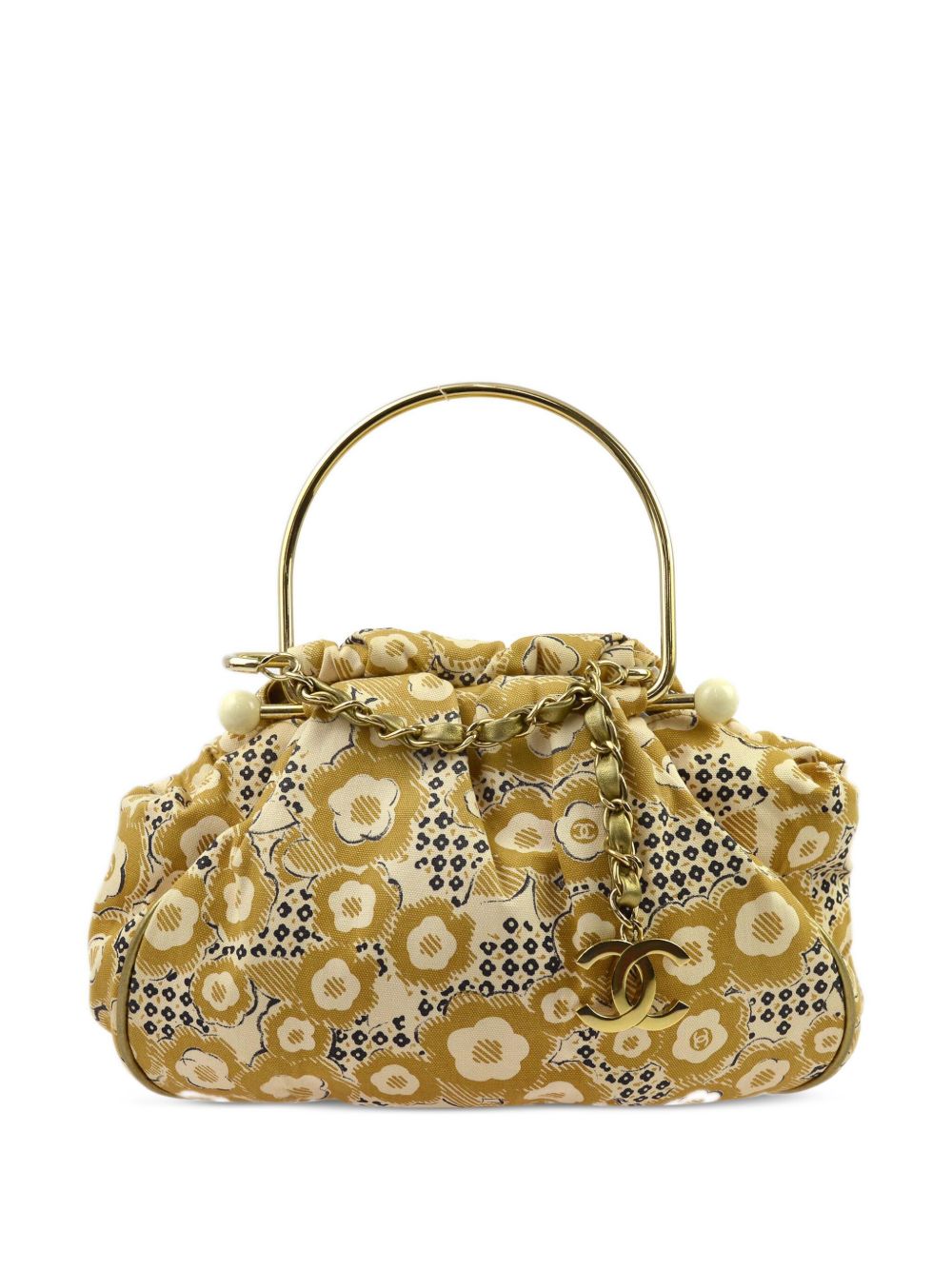 CHANEL Pre-Owned Camellia 手提包（2006年典藏款） - 中性色