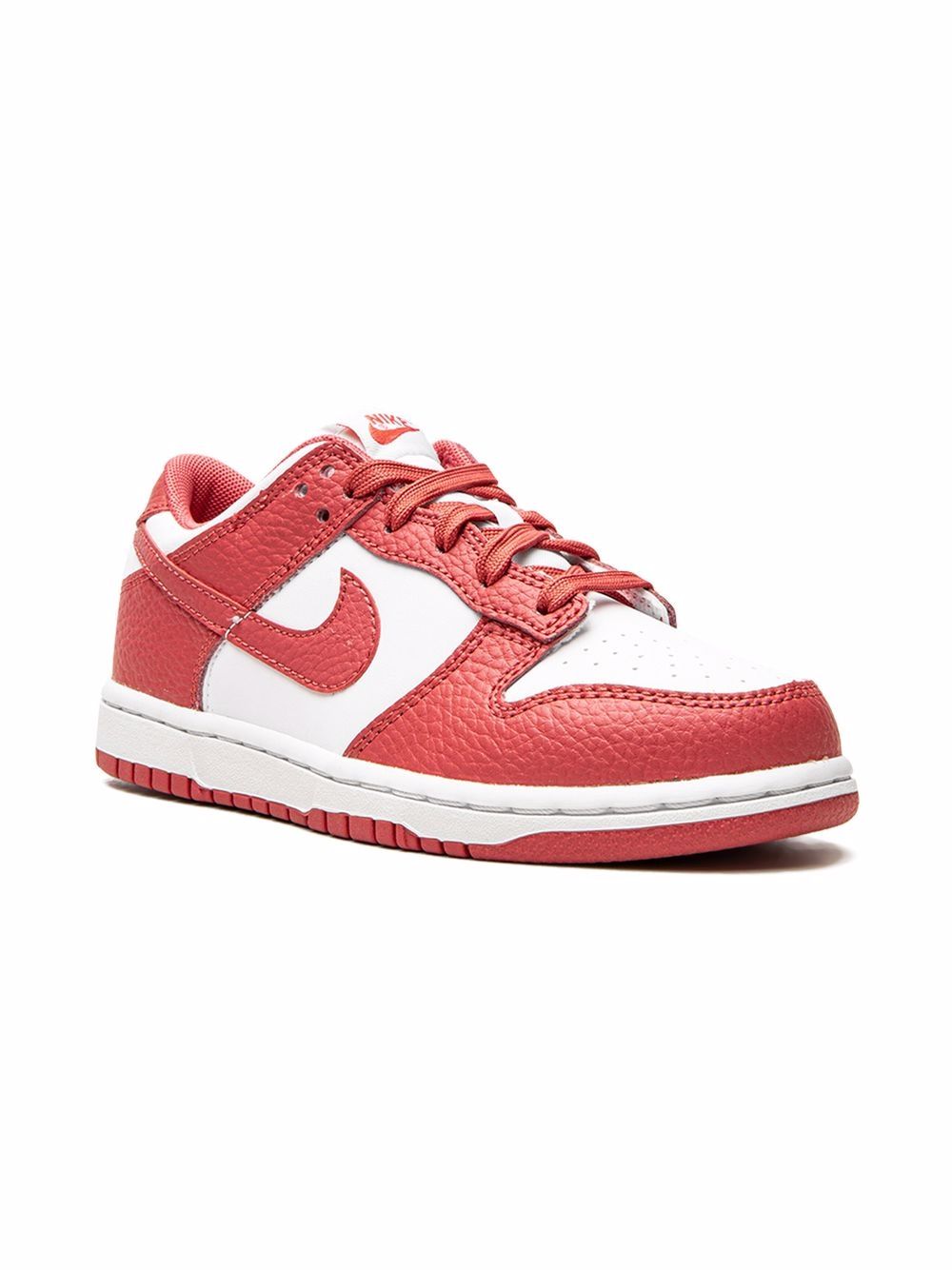 Nike Kids Dunk Low 运动鞋 - 白色