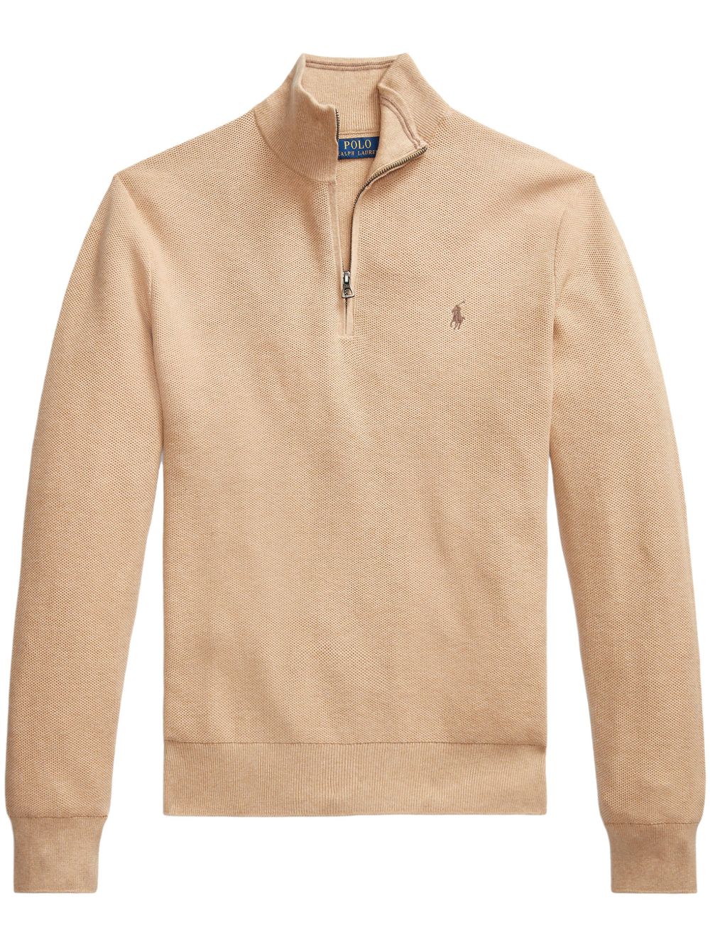 Polo Ralph Lauren Polo Pony 拉链领毛衣 - 中性色