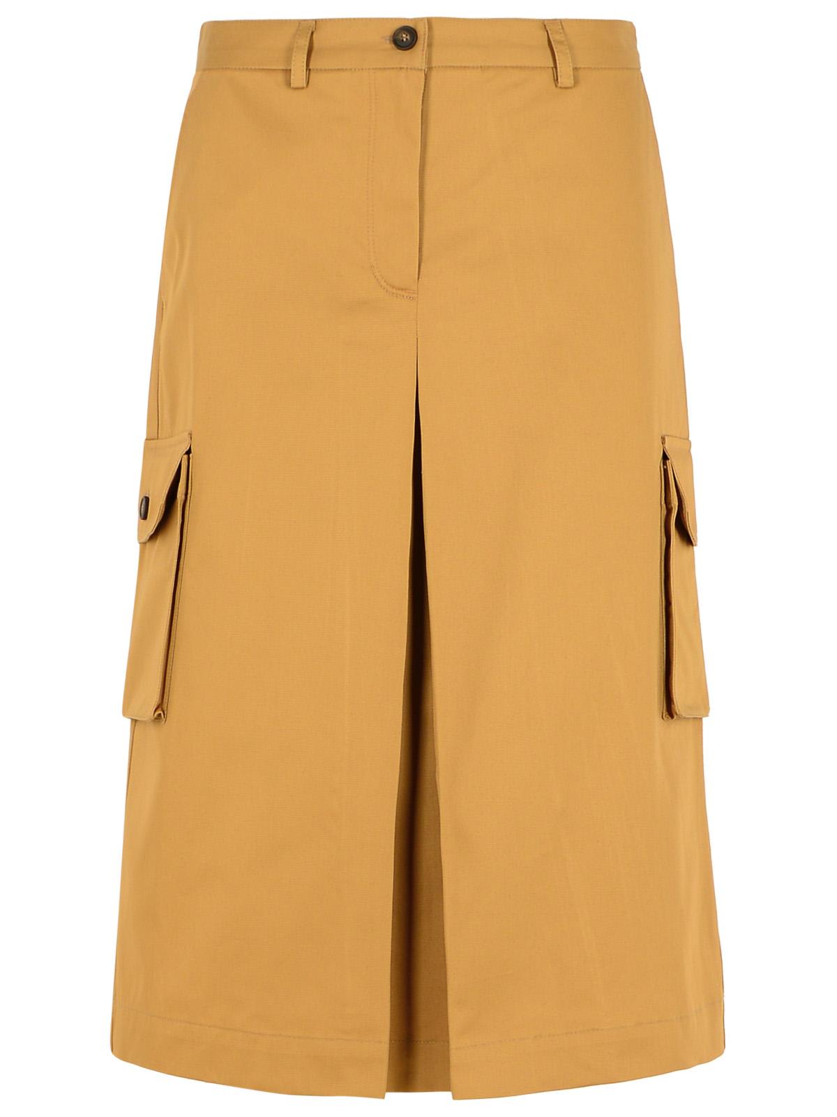 Maison Kitsuné utility Beige Cotton Skirt