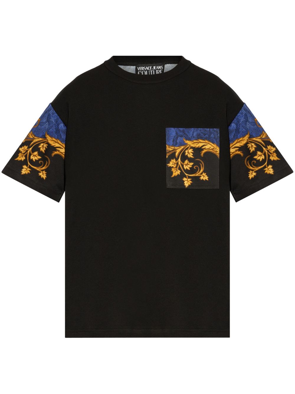 Versace Jeans Couture Barocco T恤 - 黑色