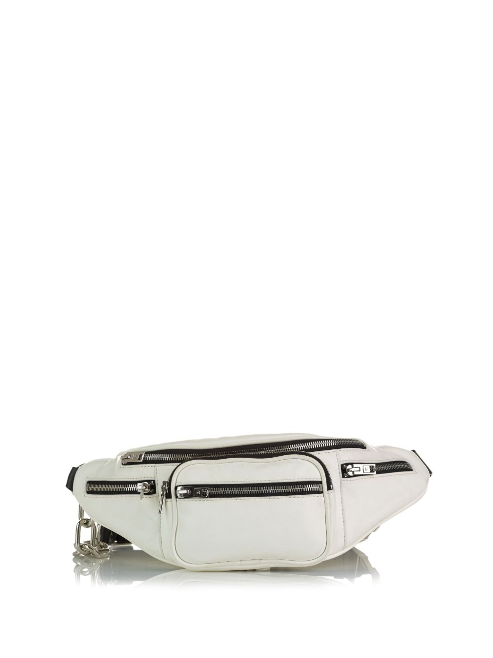 Pre-Owned Alexander Wang 皮质腰包（2000-2020年典藏款） - 白色