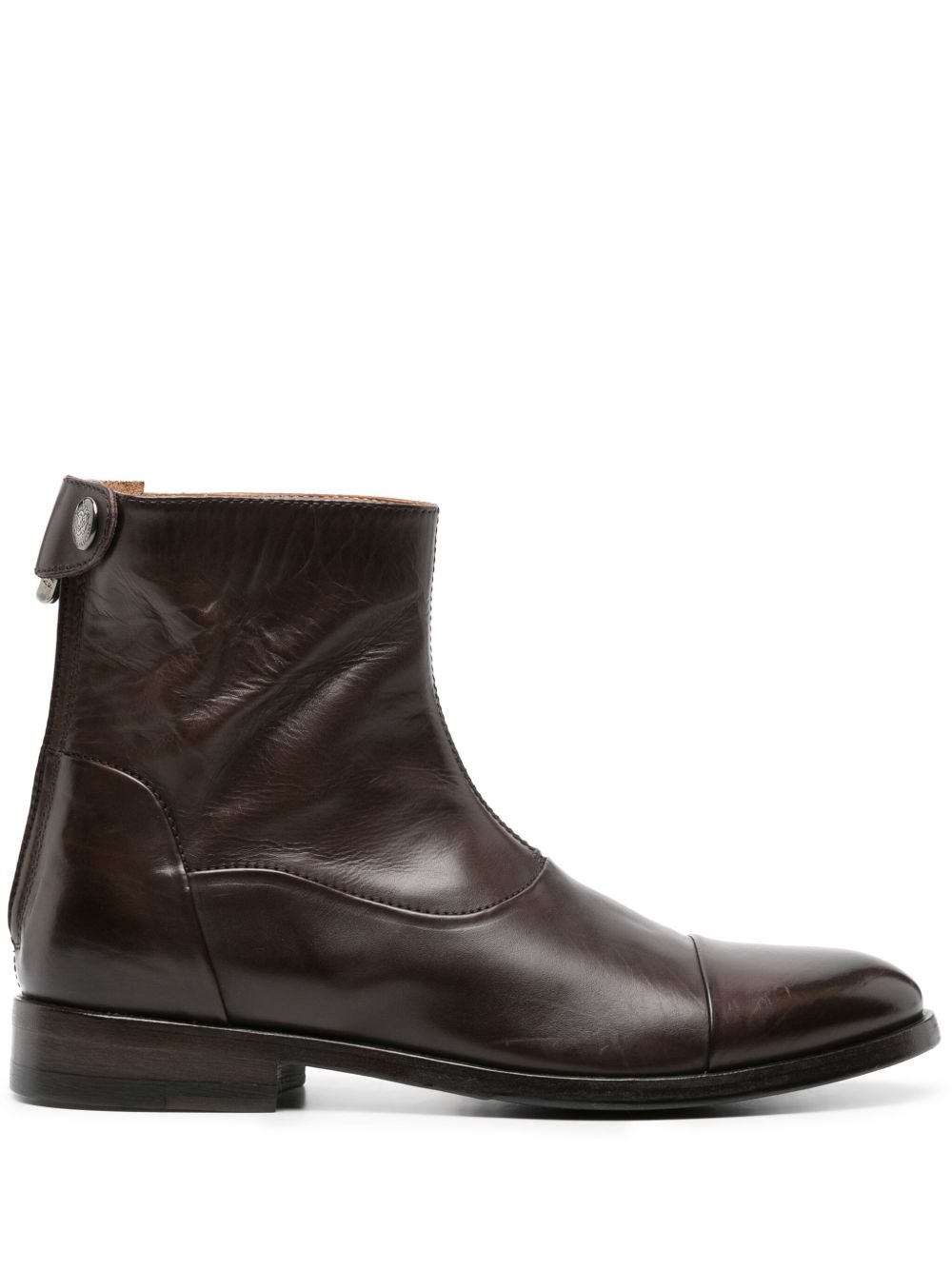 Alberto Fasciani Gill 70009 皮靴 - 褐色