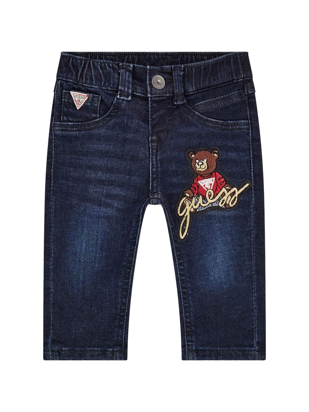 guess kids 标贴牛仔裤 - 蓝色