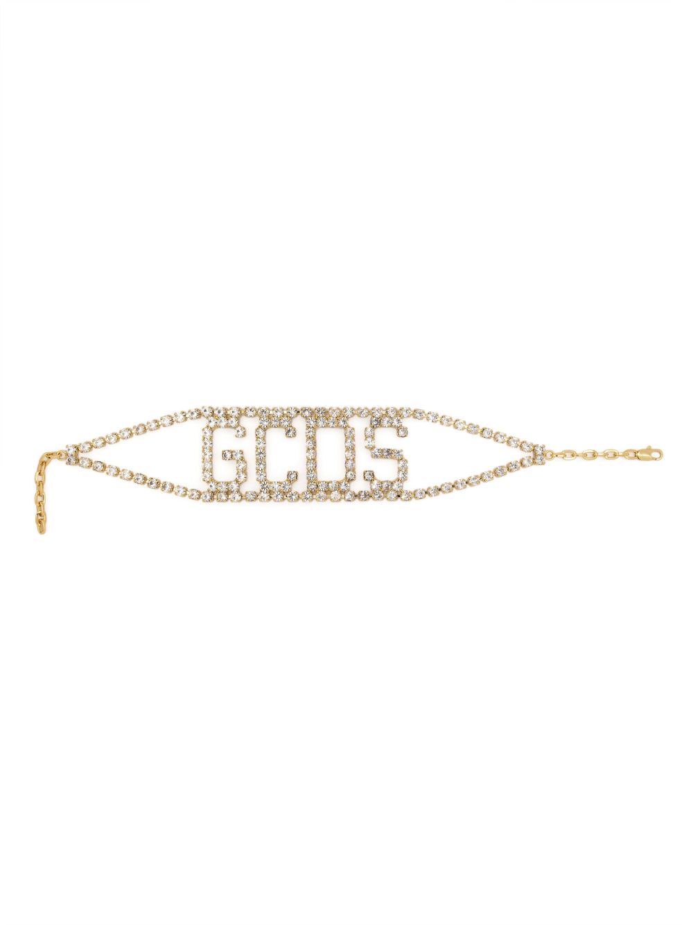 GCDS logo项圈式项链 - 金色