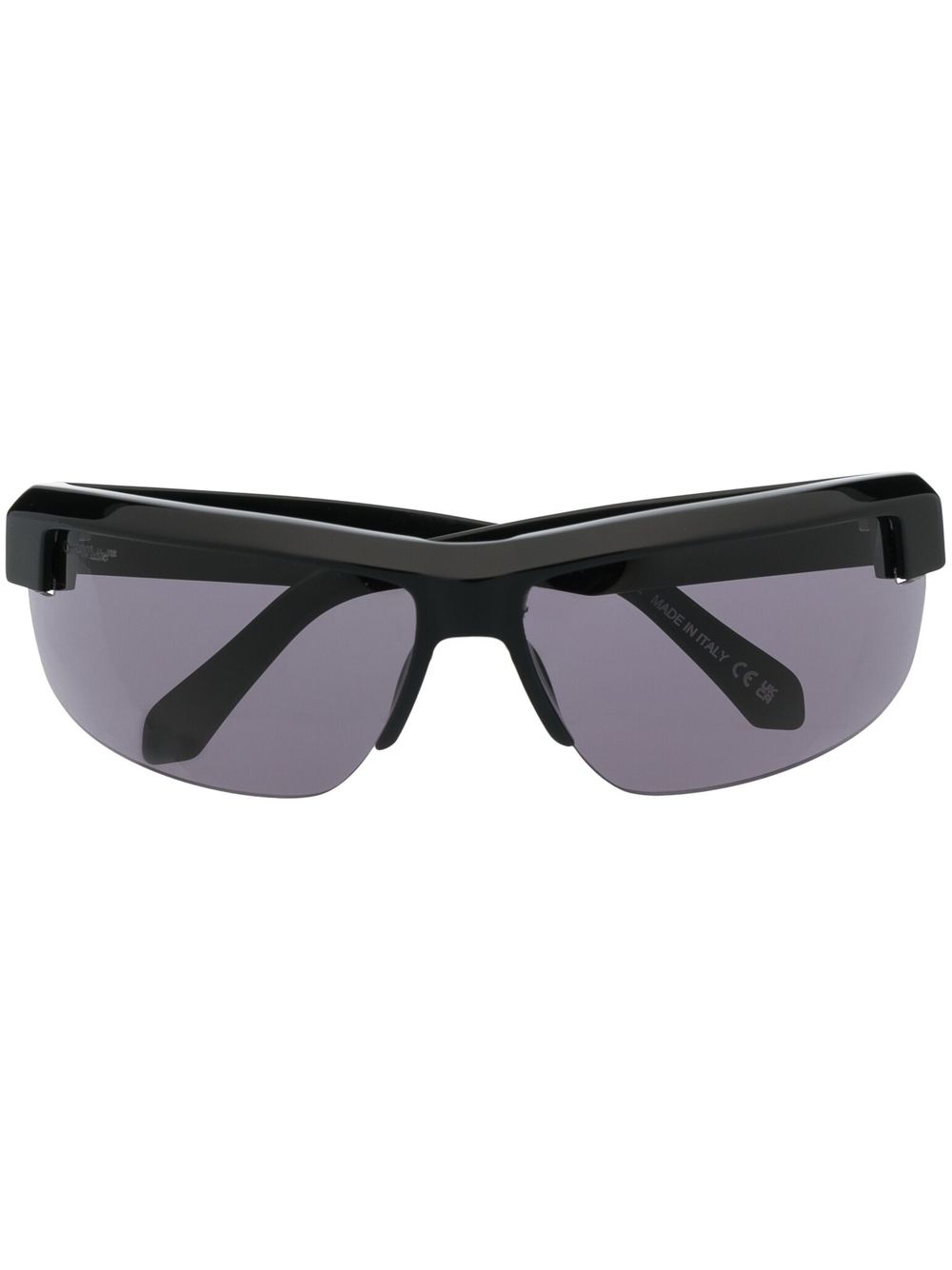 Off-White Eyewear Toledo 长方形镜框太阳眼镜 - 黑色