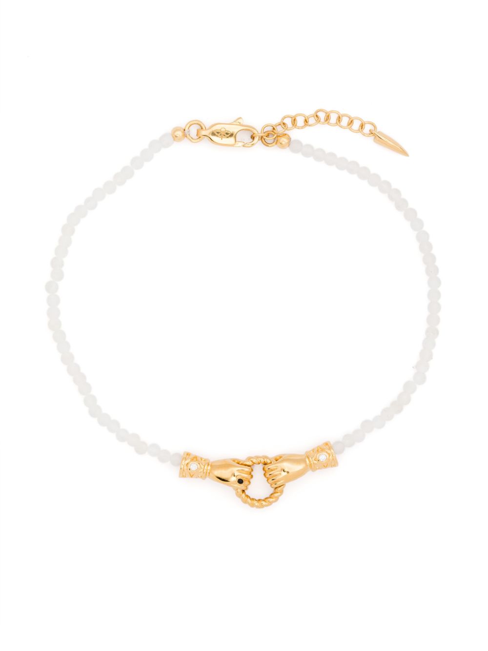 Missoma Harris Reed in Good Hands bracelet - 白色