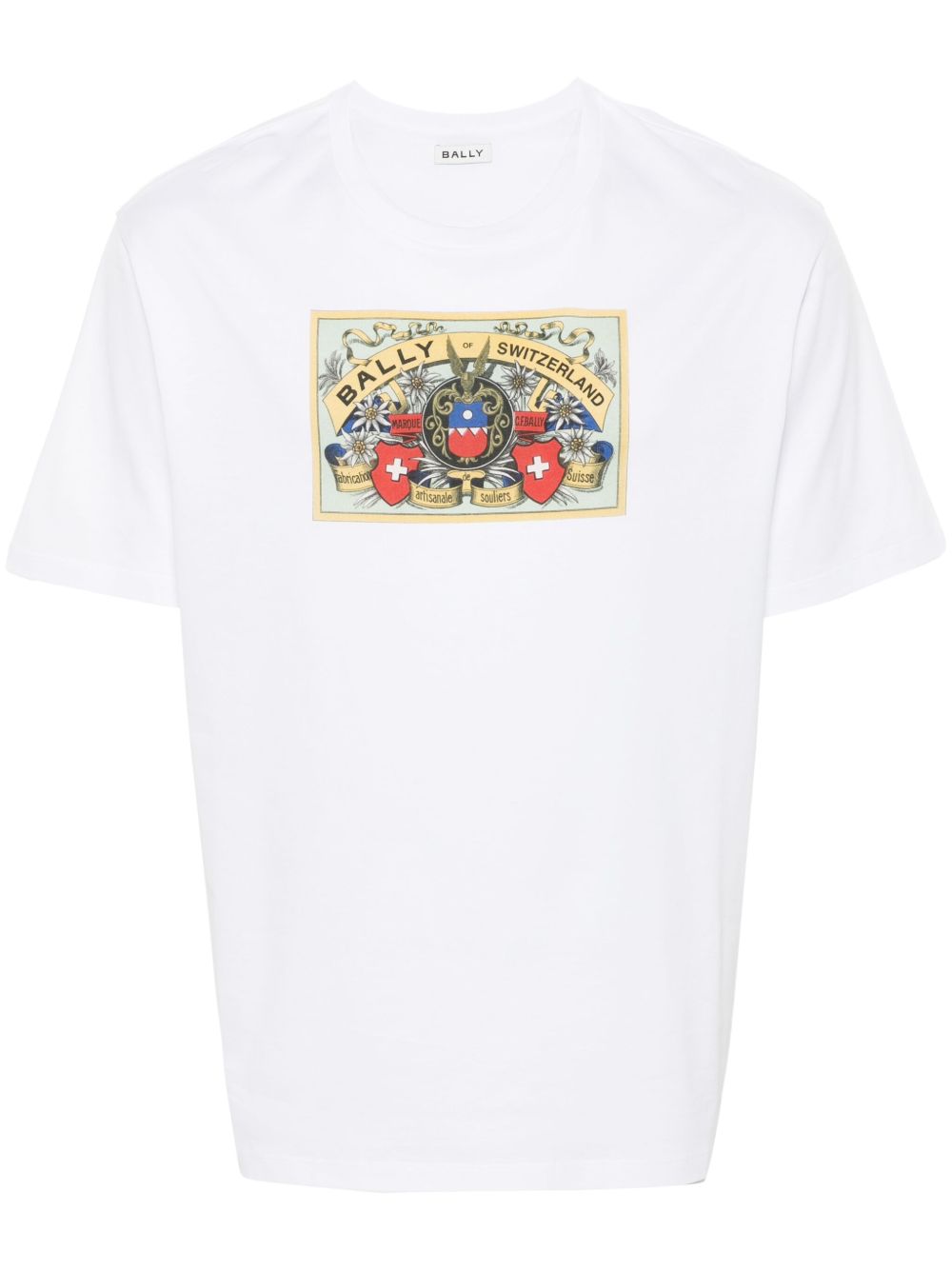 Bally Bally Crest 印花T恤 - 白色