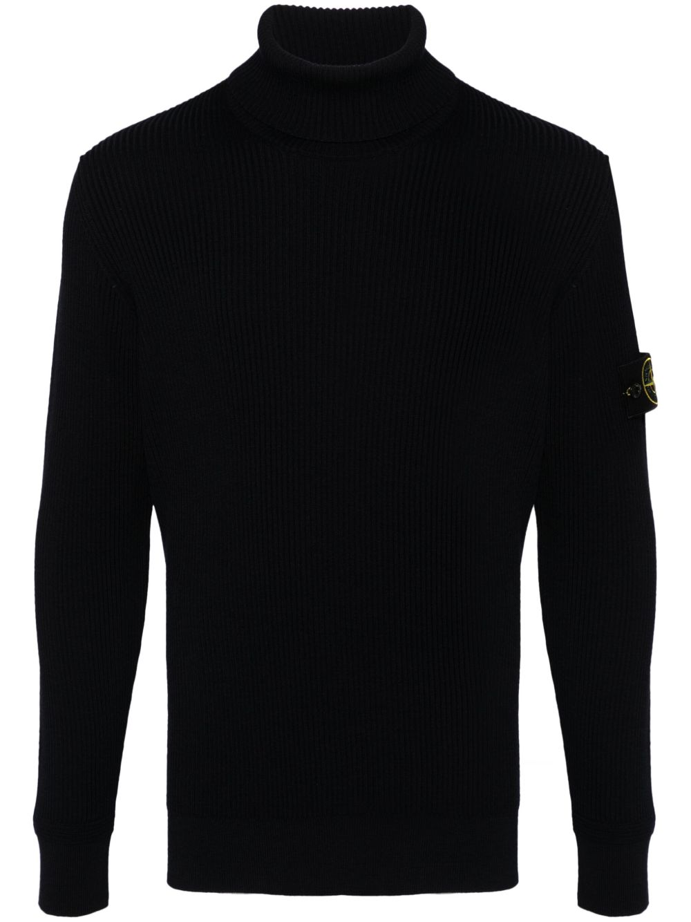 Stone Island 罗盘徽章羊毛毛衣 - 蓝色