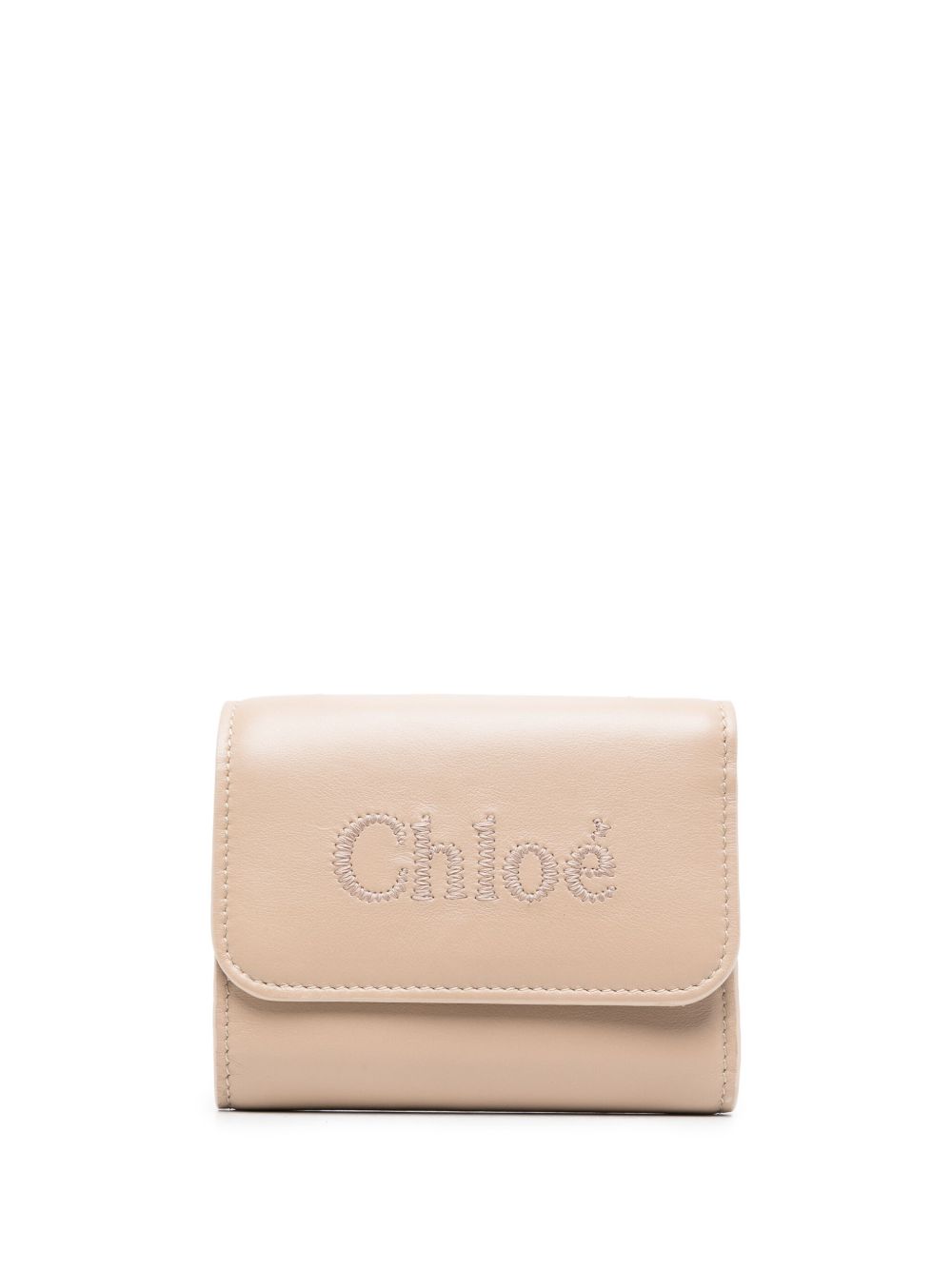 Chloé Sense 皮质小号钱包 - 中性色