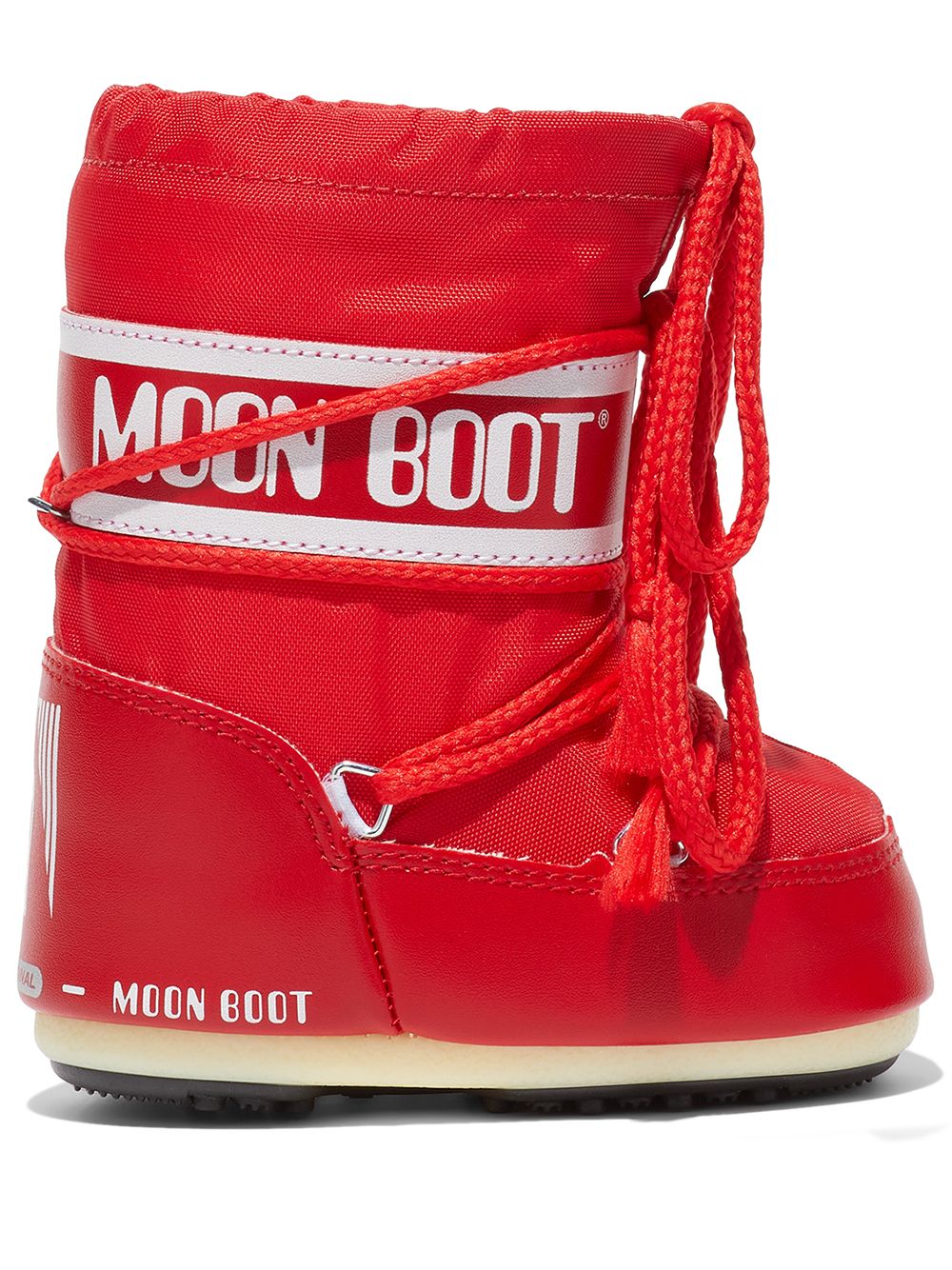 Moon Boot Kids Icon Mini 雪靴 - 红色