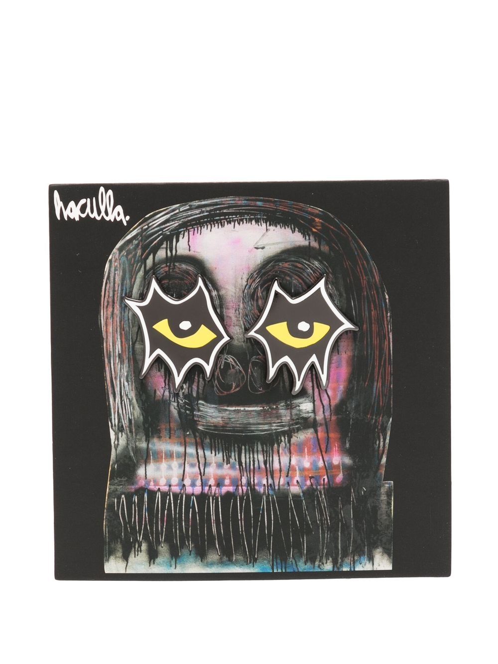 Haculla It Literally Stares Back at Me 别针套装 - 黑色
