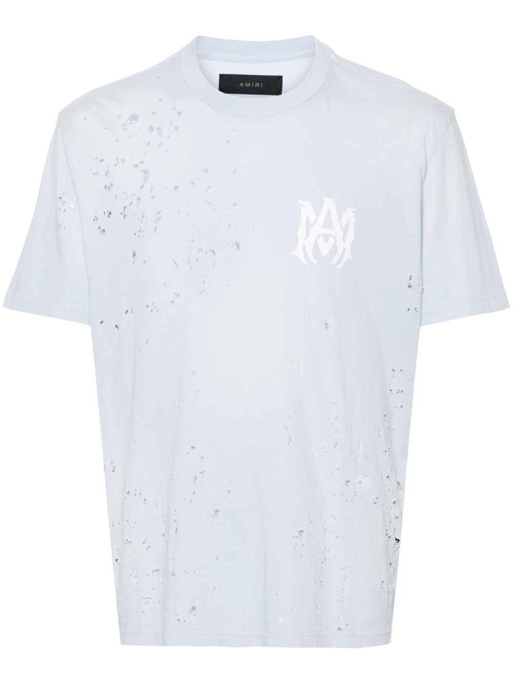 AMIRI Washed Shotgun 棉T恤 - 蓝色