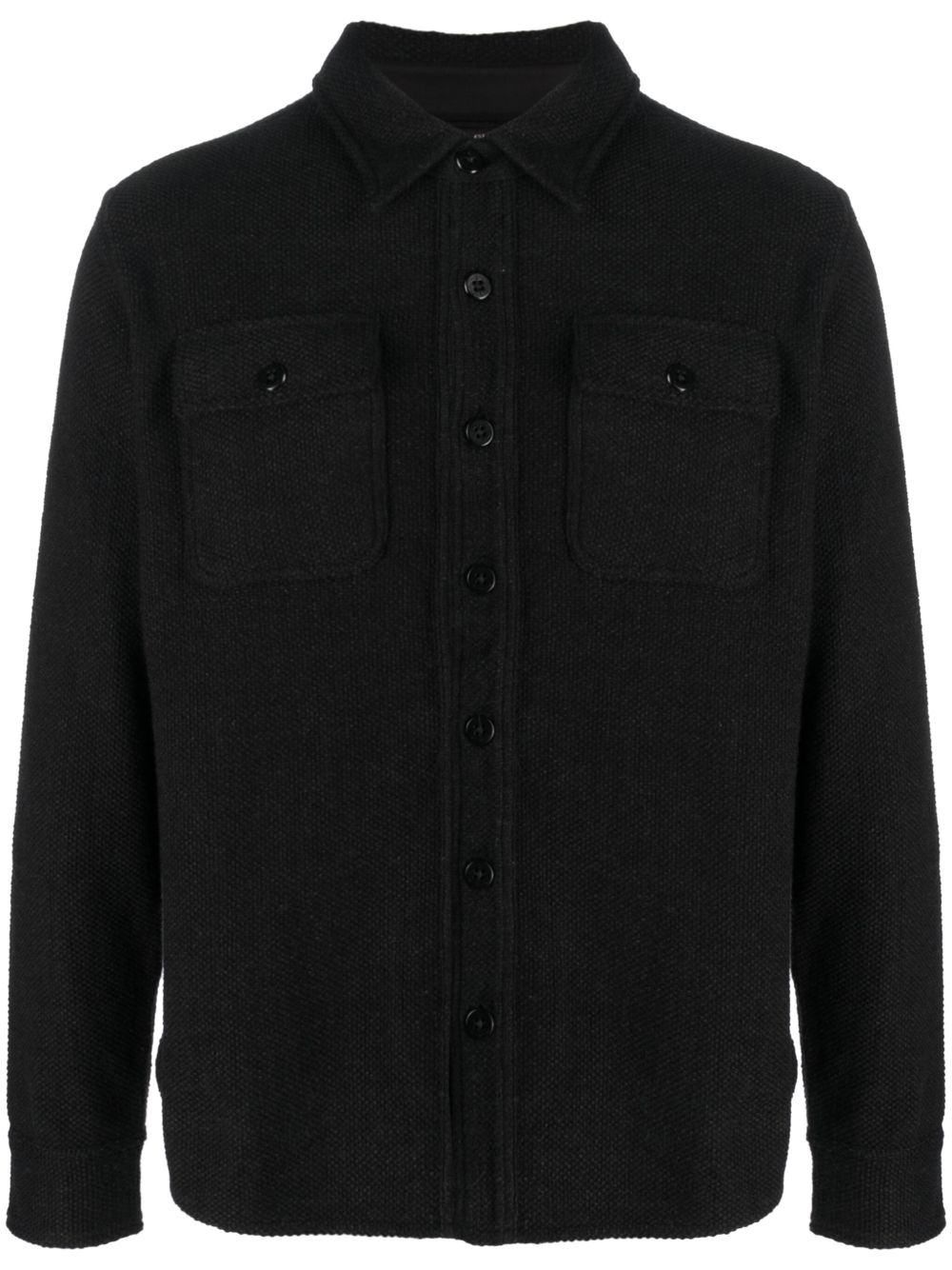 Ralph Lauren RRL 纹理衬衫式夹克 - 蓝色