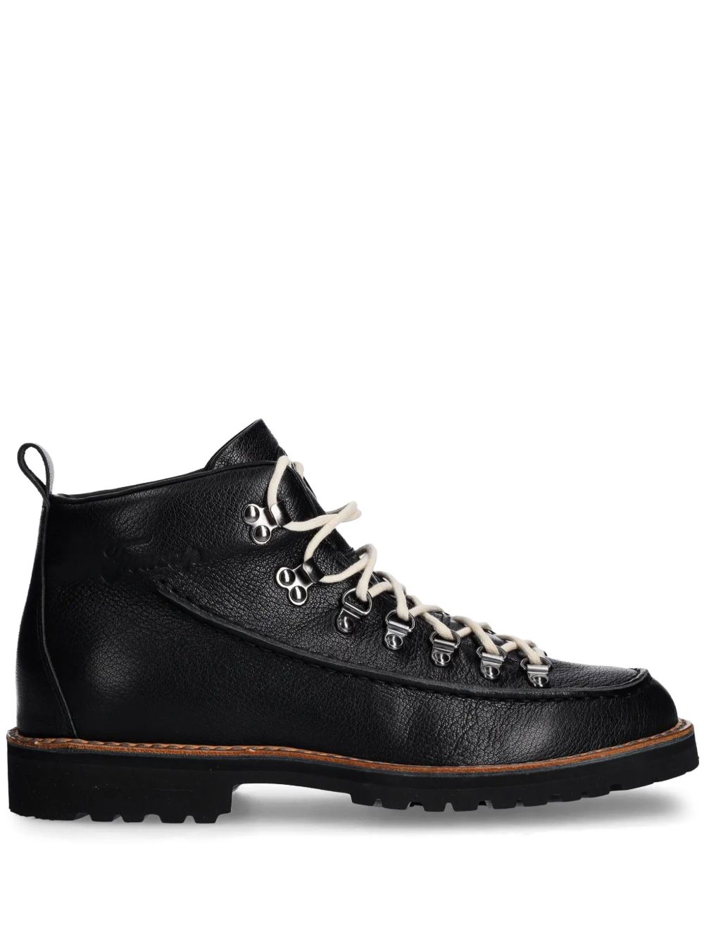 Fracap 系带及踝靴 - 黑色